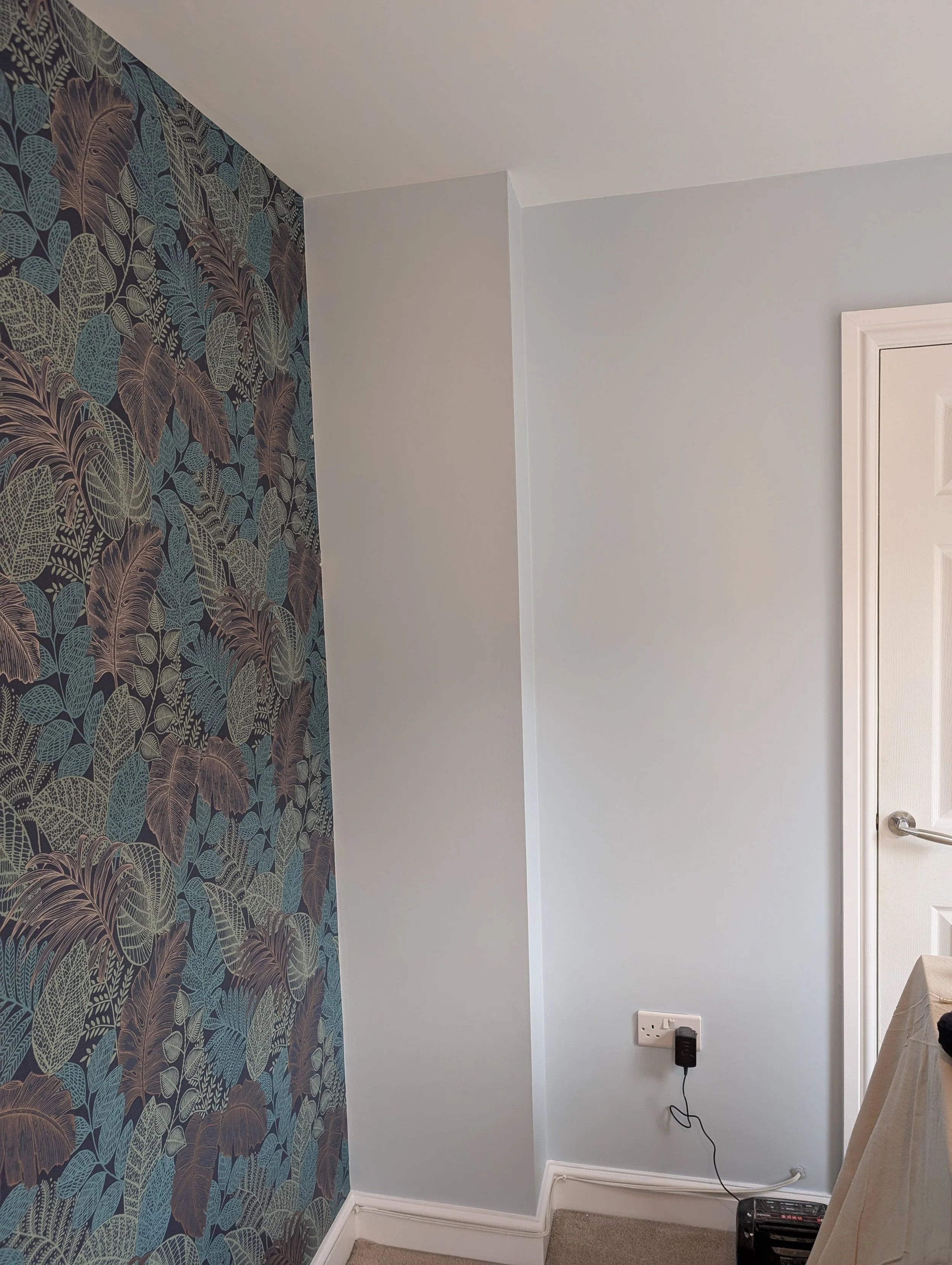 interior Painting living room project completed in Chesterfield