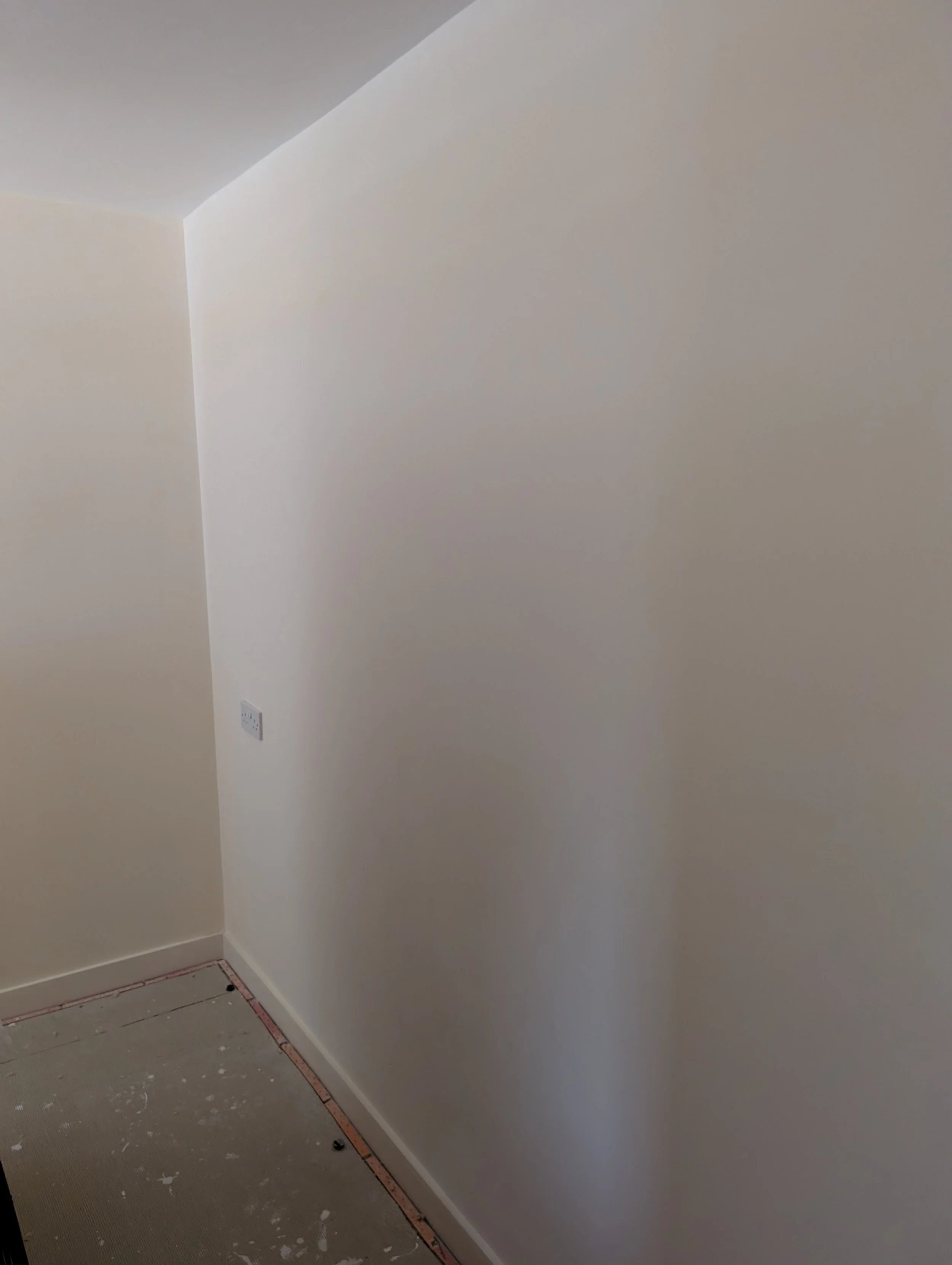 Full house re-decoration hallway completed in Chesterfield