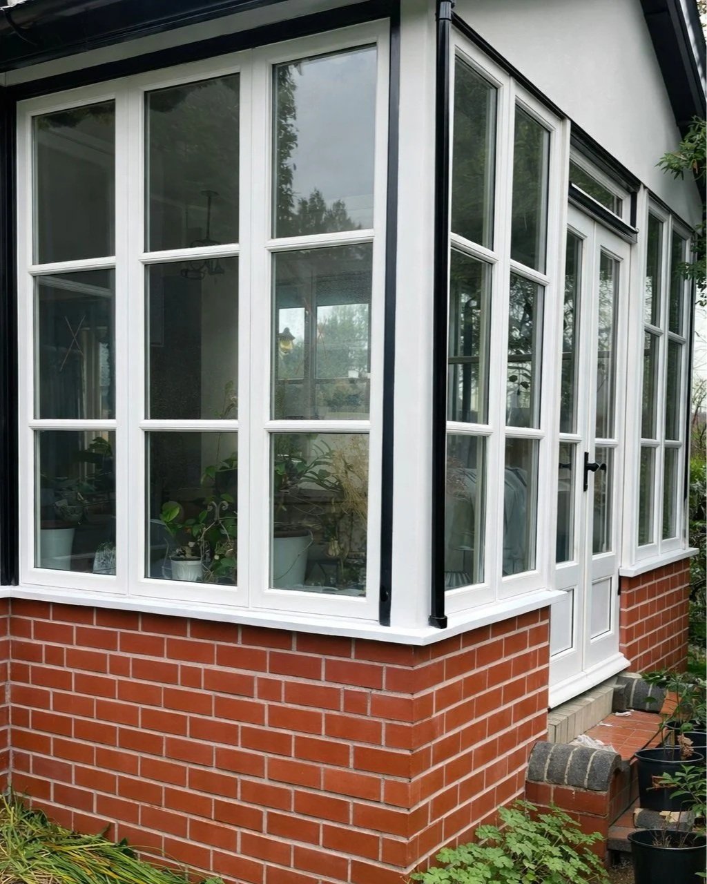 Exterior wooden windows project completed in Chesterfield