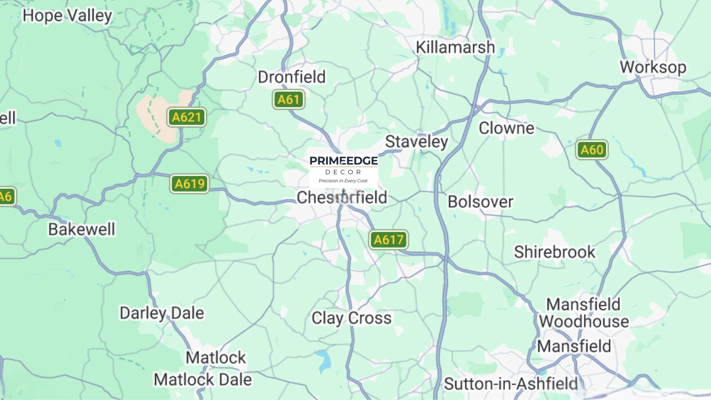 Painter and decorator based in Chesterfield and surrounding areas