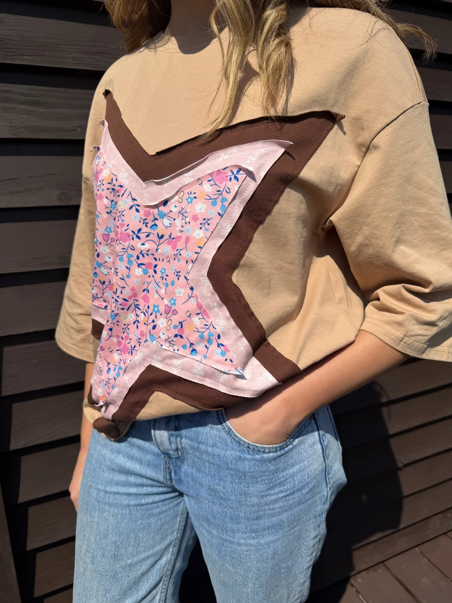 EJ Star Patchwork Top