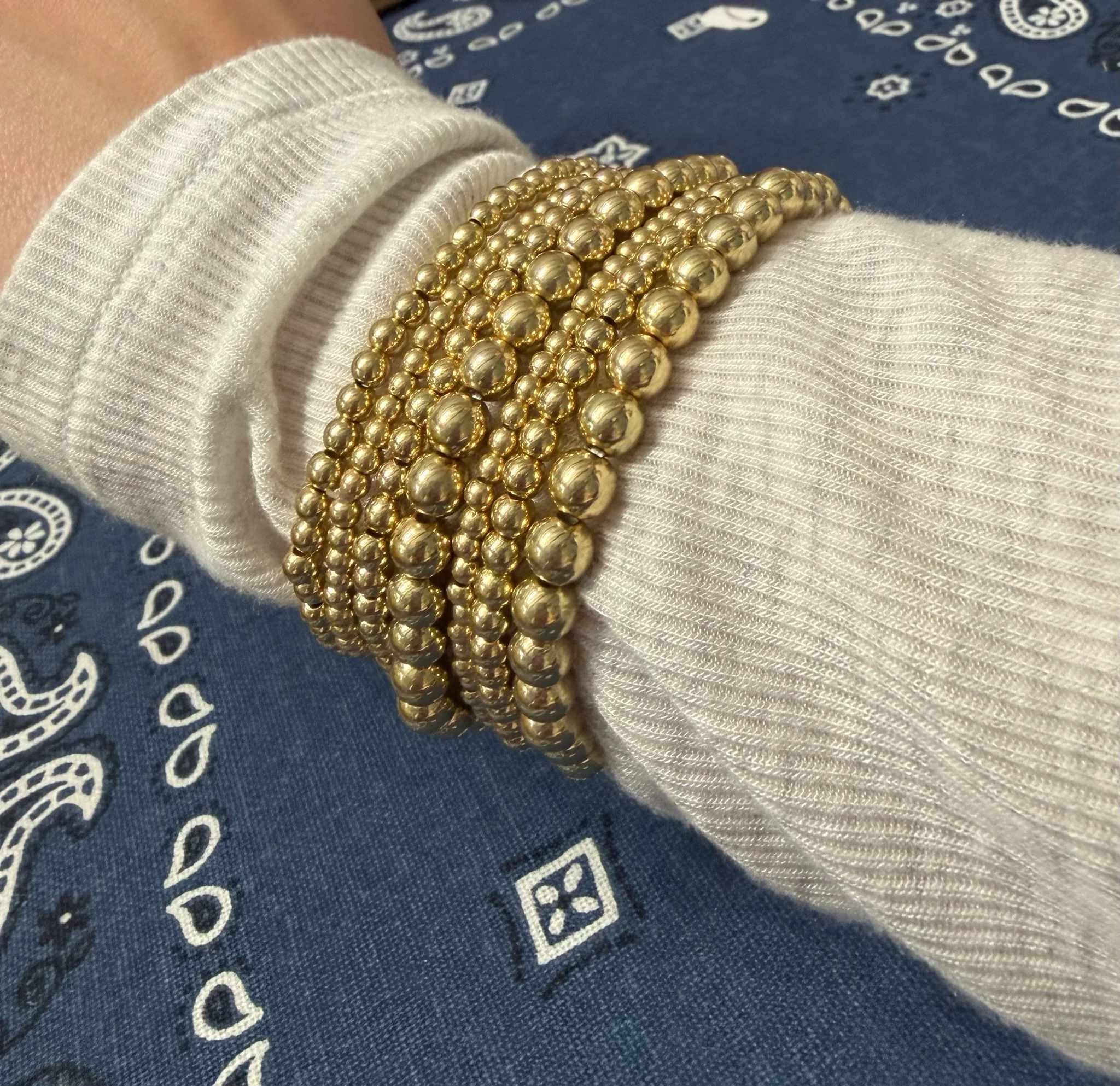 Minimalist Beaded Bracelet Set