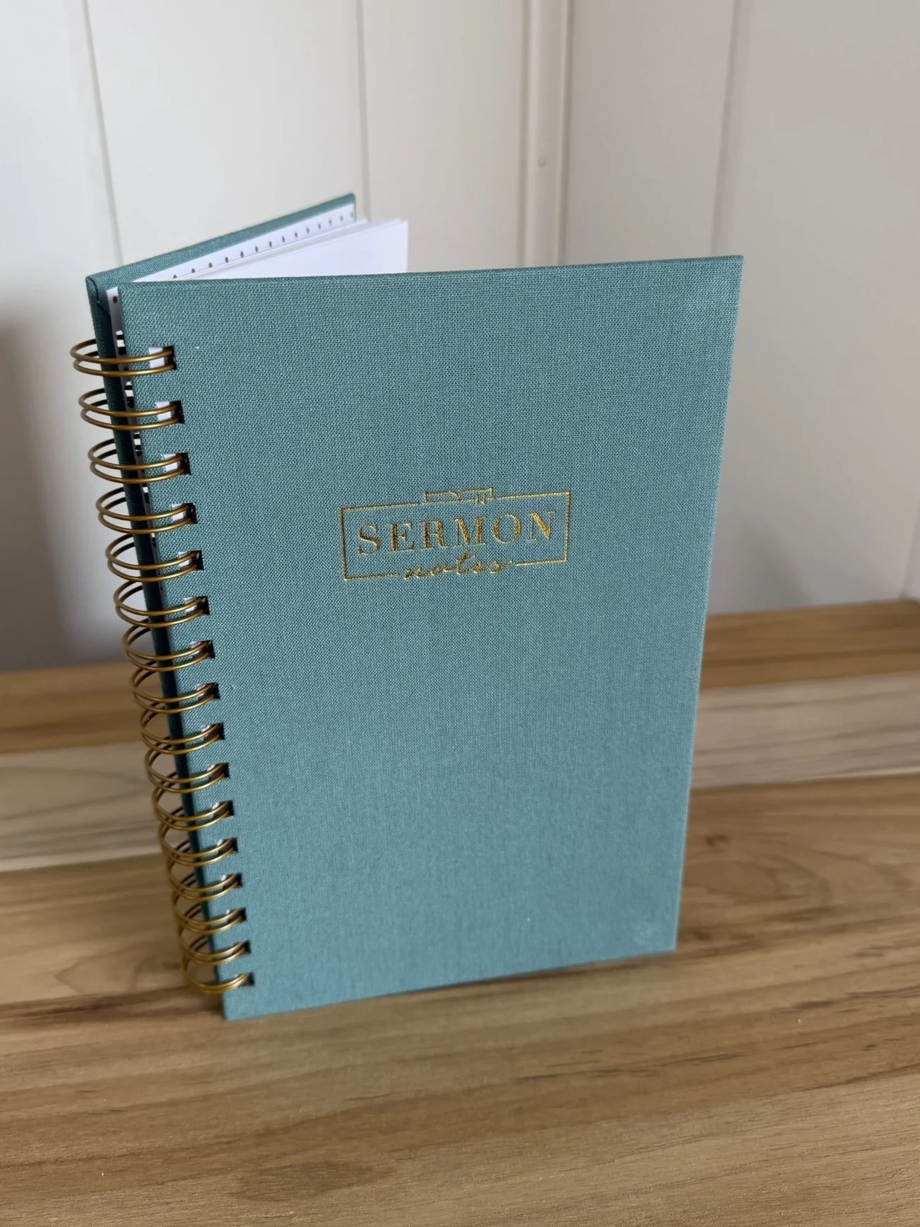 Teal Sermon Notes Journal