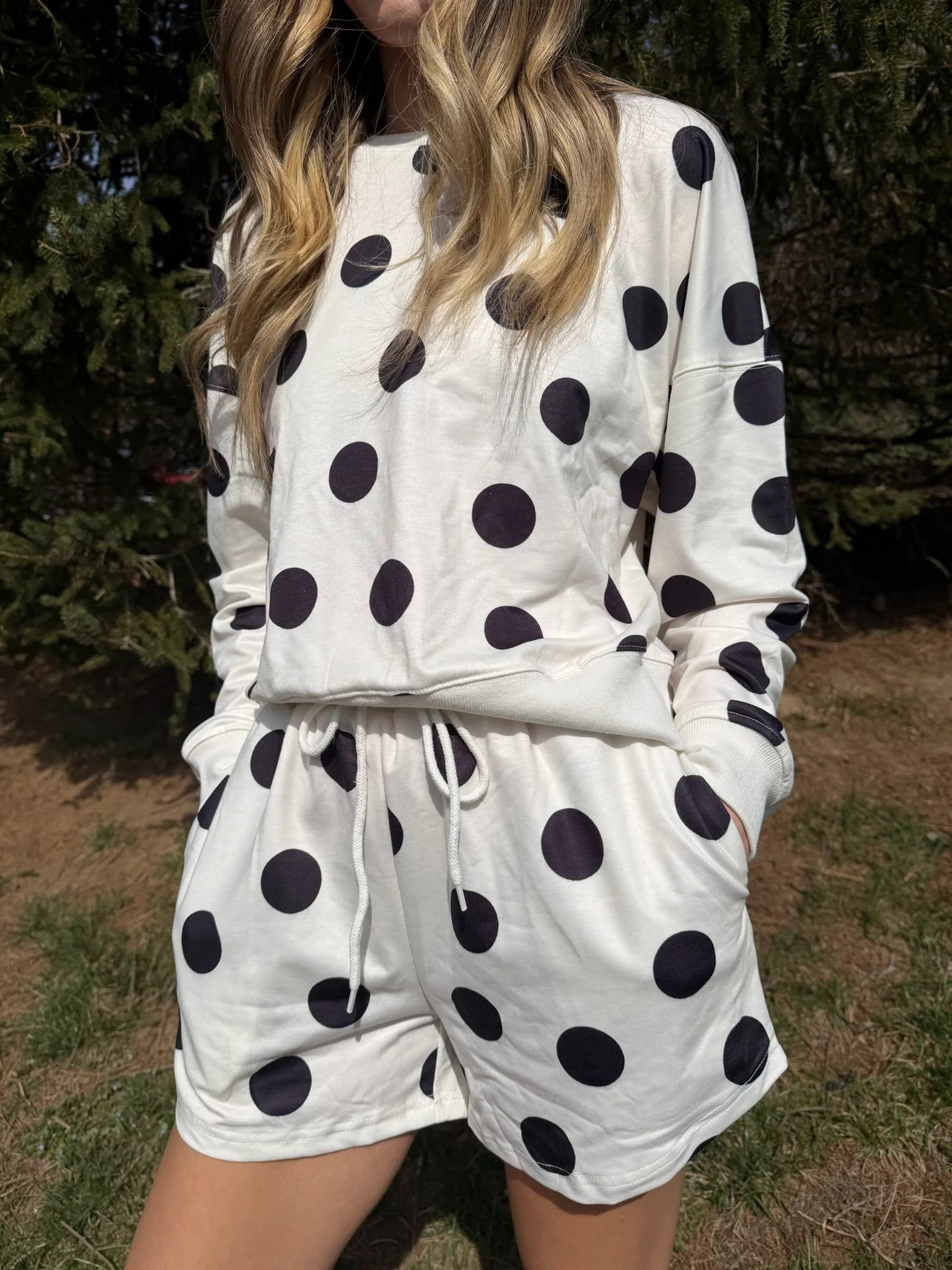 Paige Polka Dot Short Set