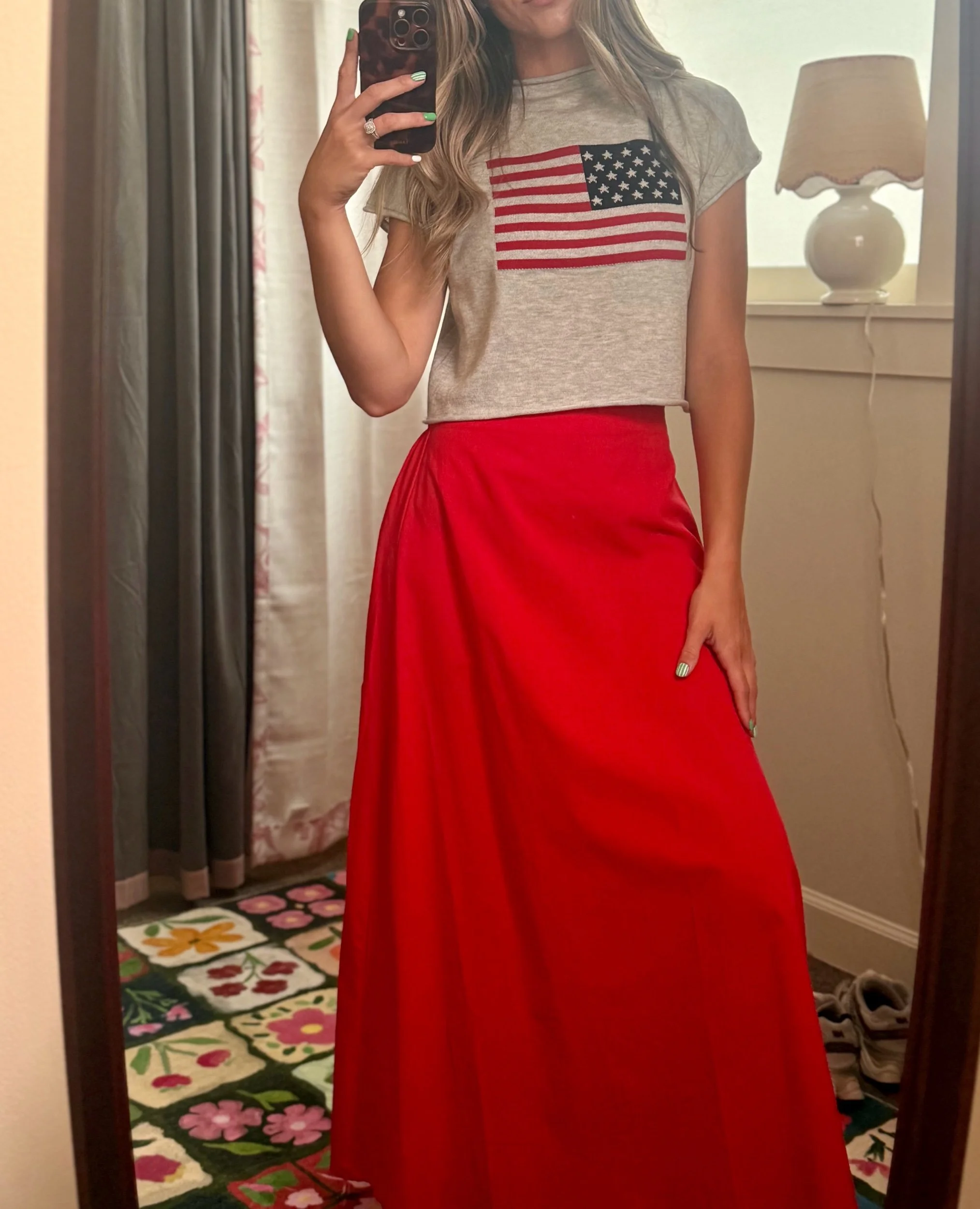 Cherry Maxi Skirt