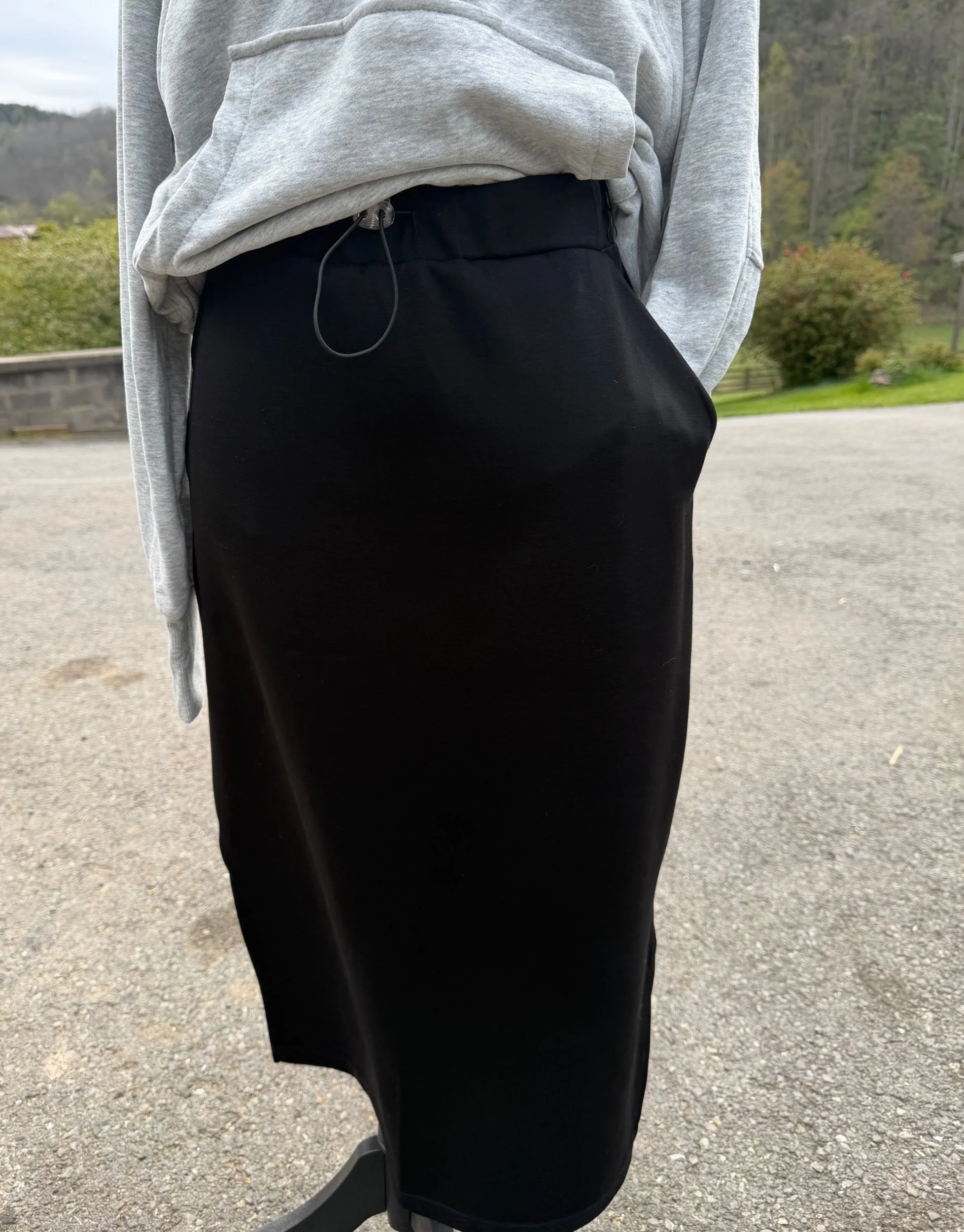 Black Midi Skirt