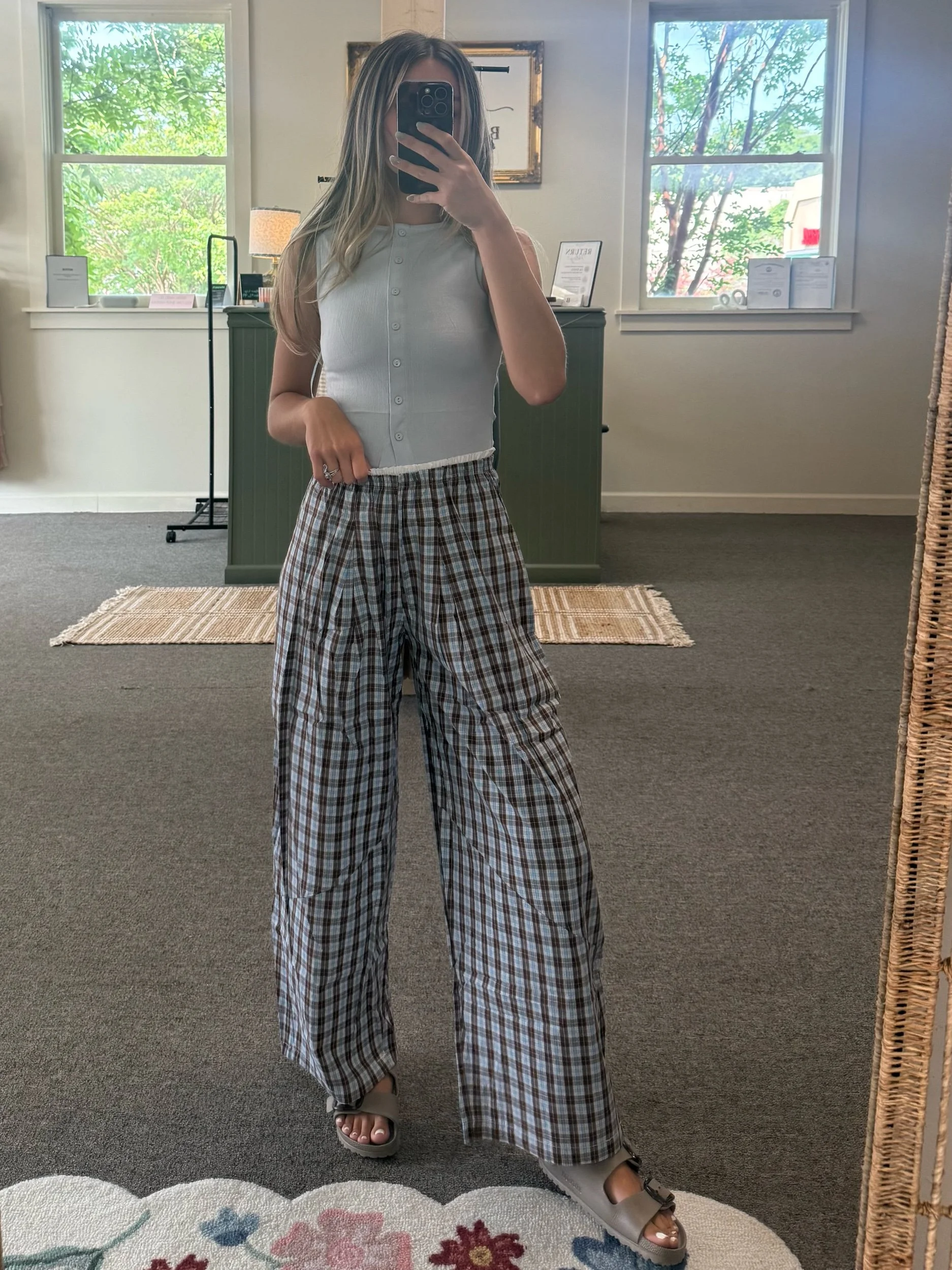 Alaina Checkered Pants