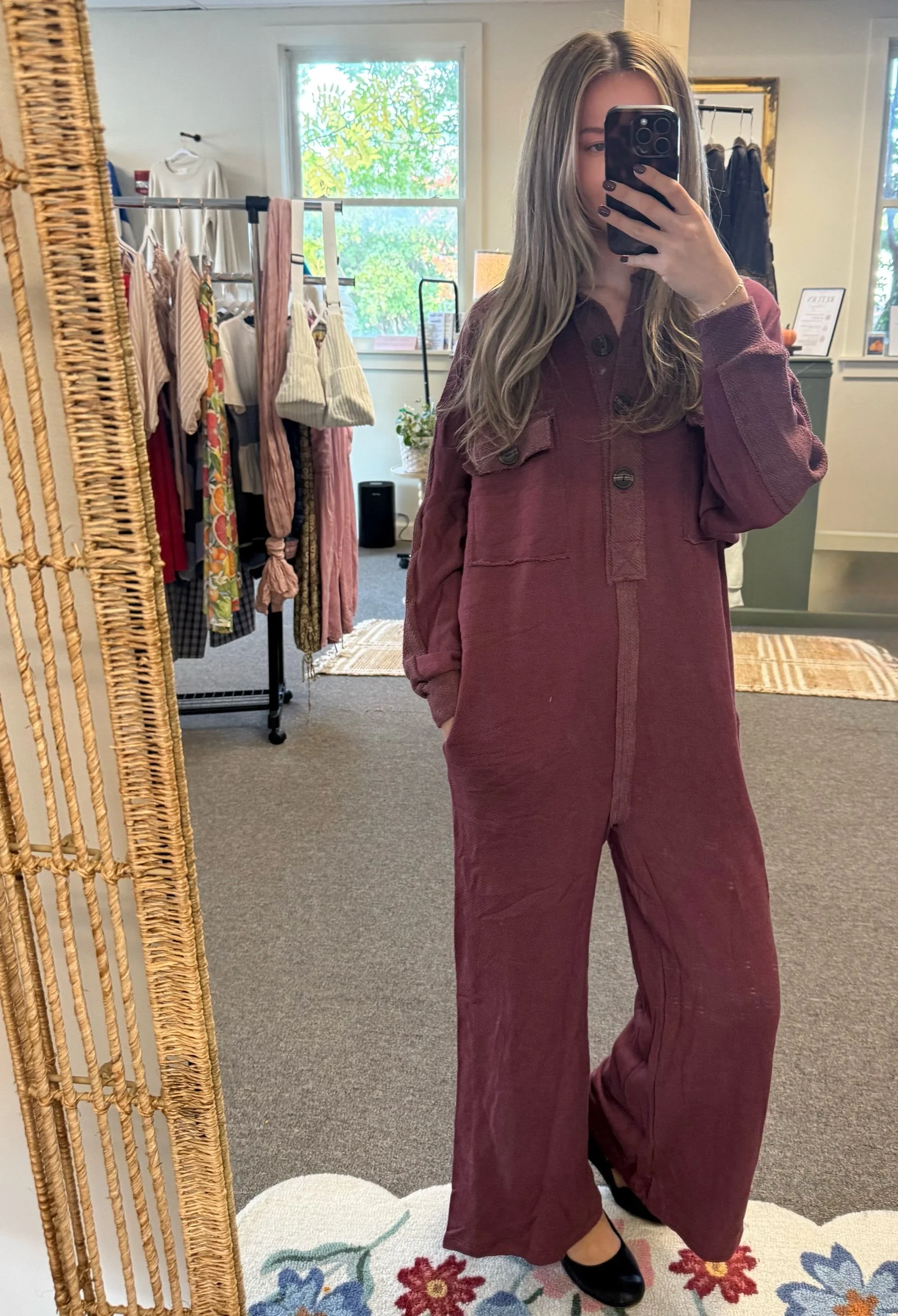 Maroon Jumpsuit