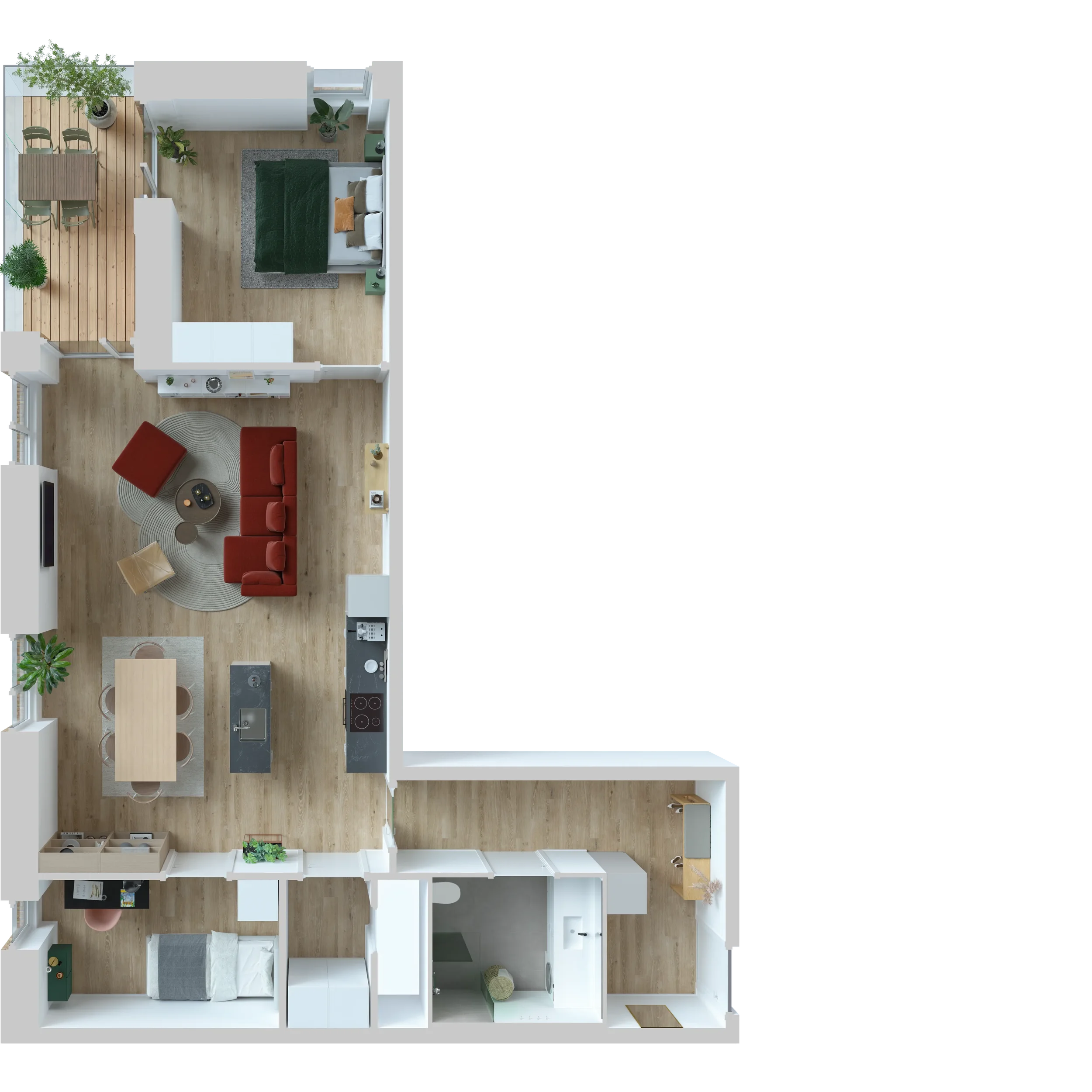 3-værelses lejlighed