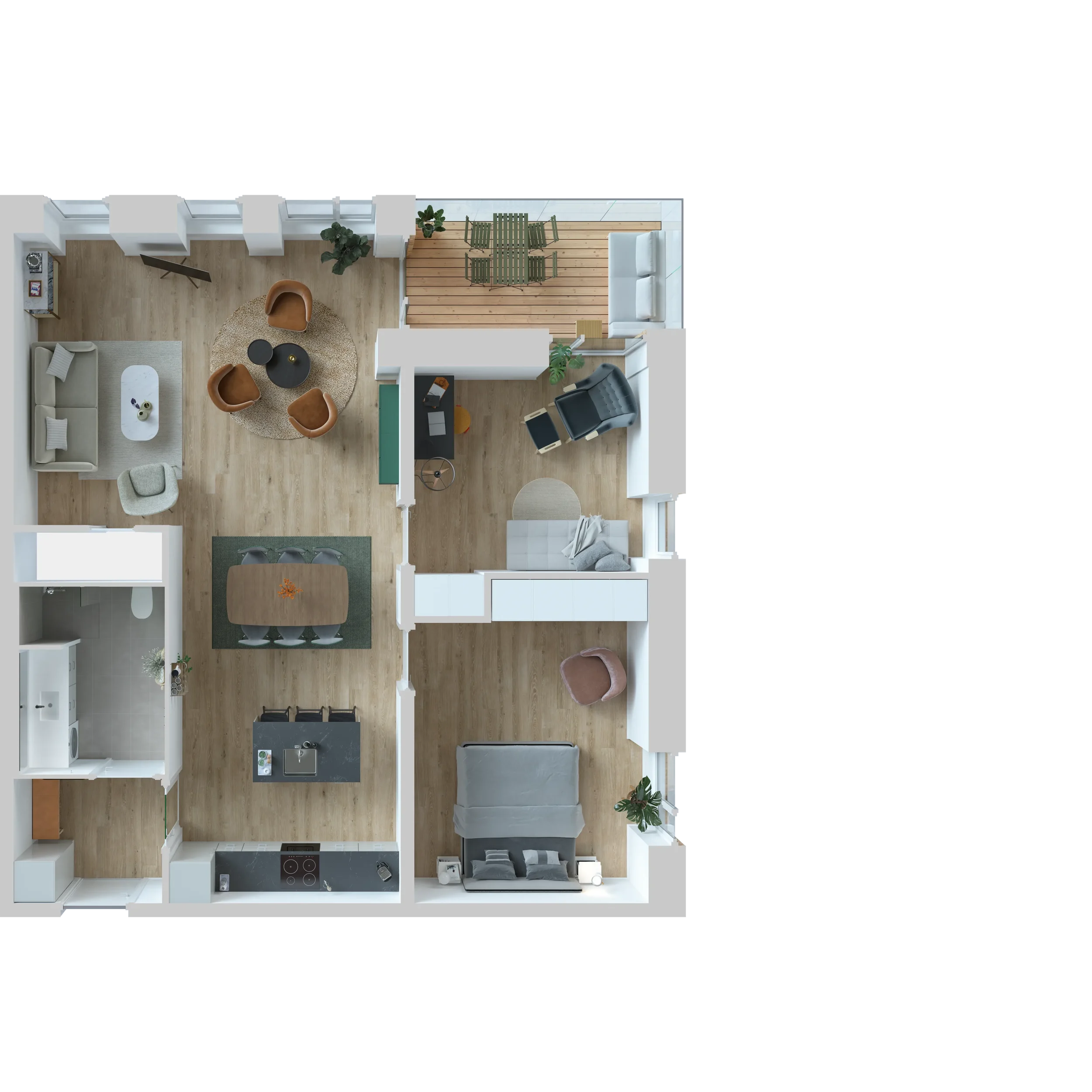 3-værelses lejlighed