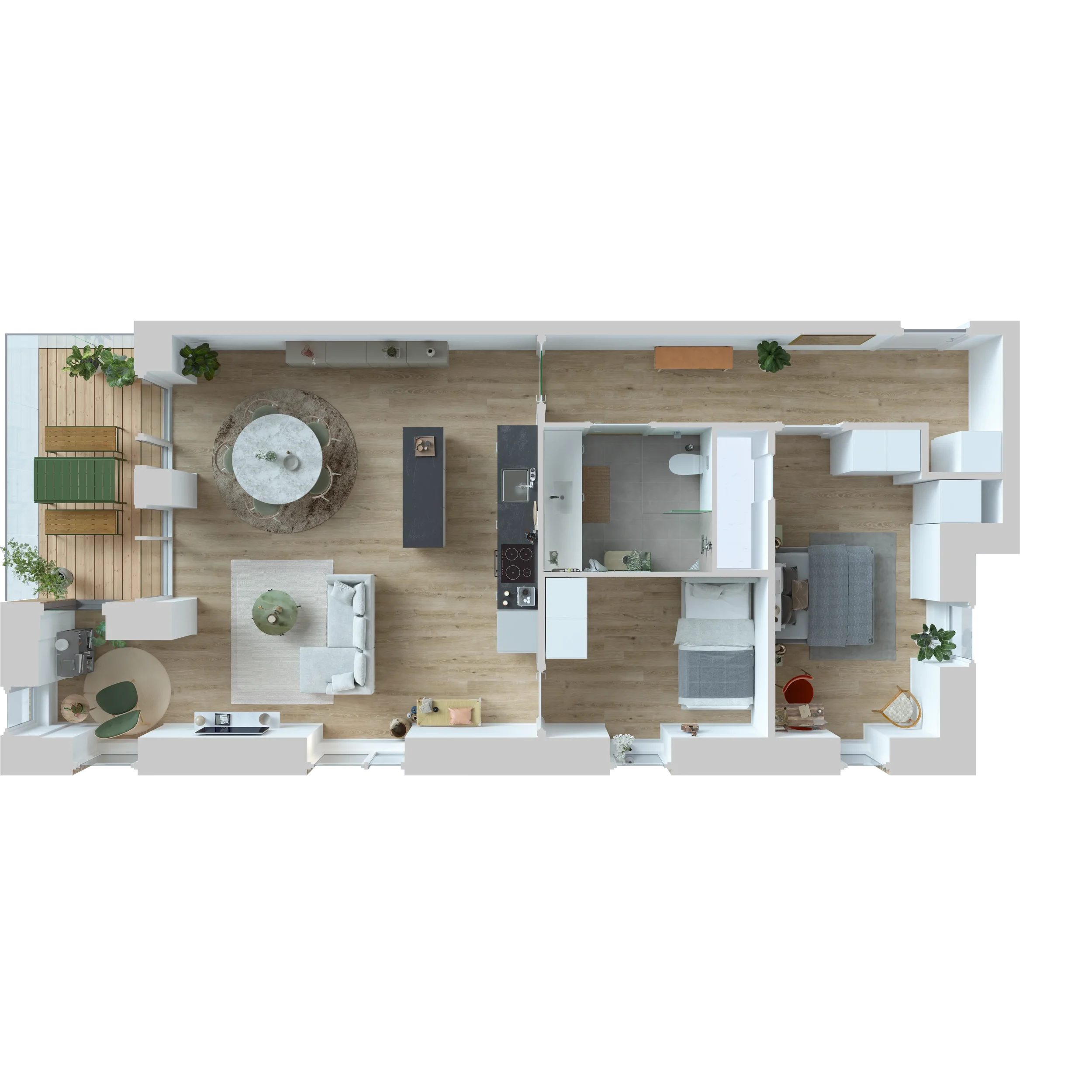 3-værelses lejlighed