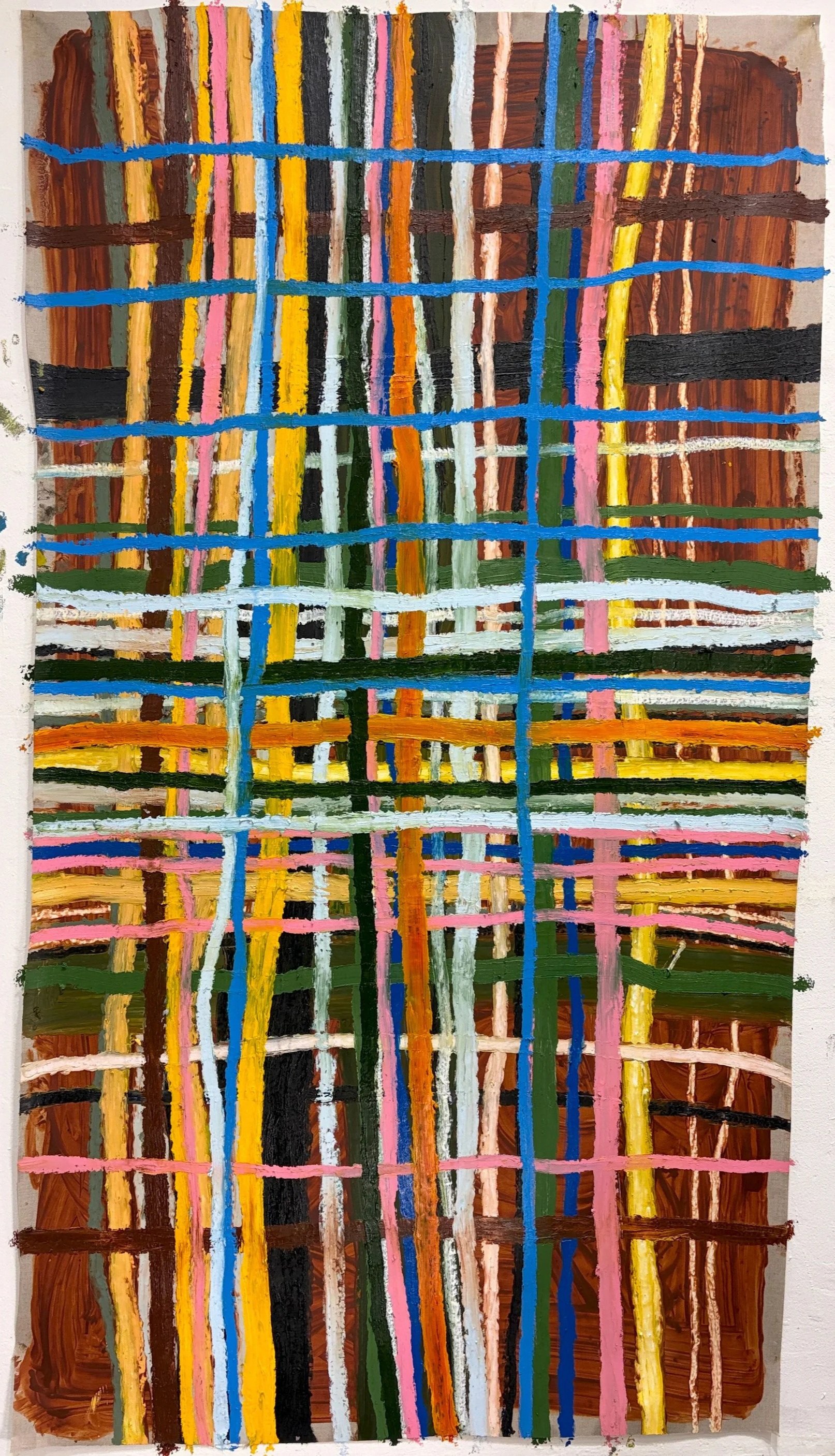 The One With Pink, oil on linen, 70in x 48in, 2026
