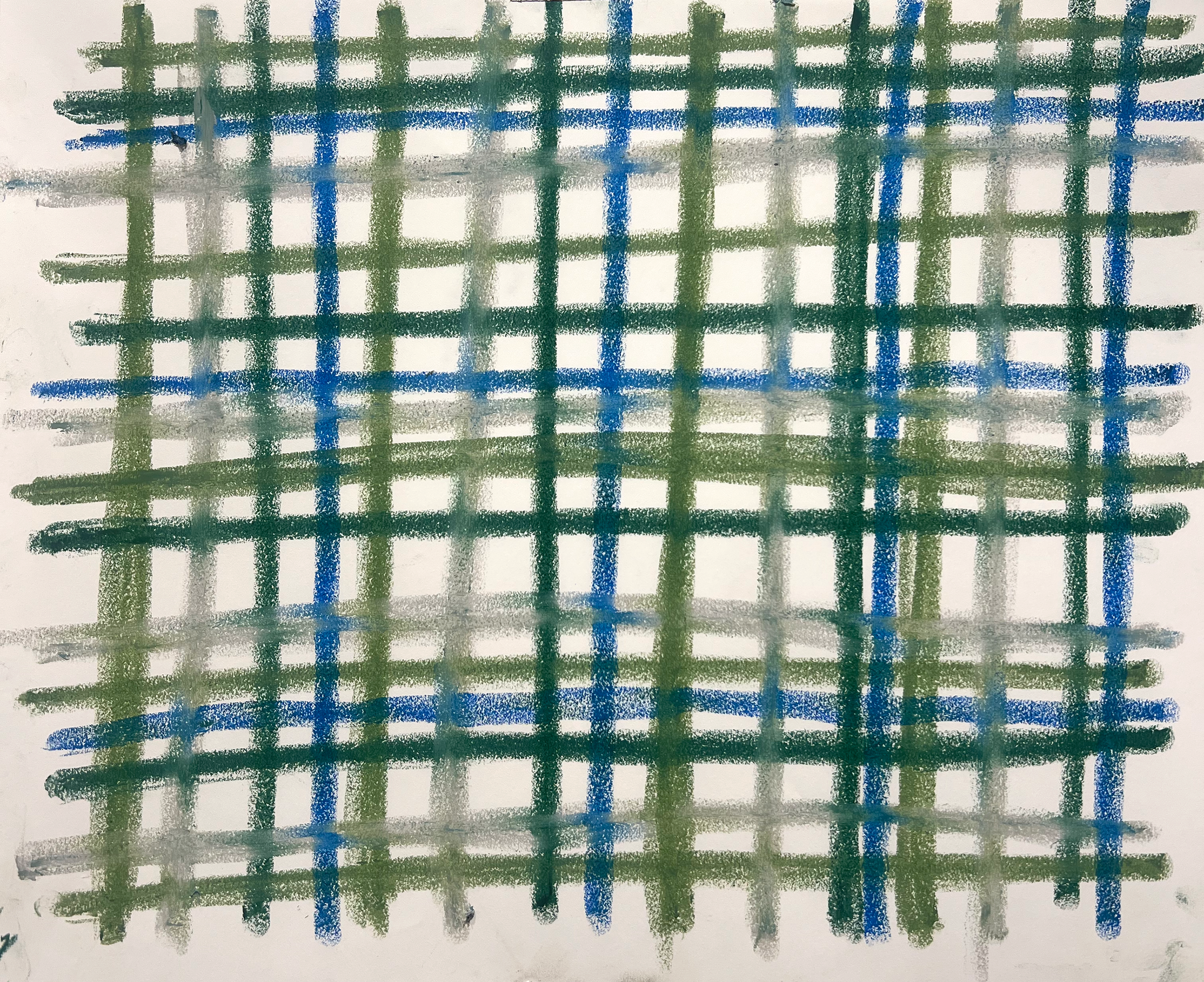 Untitled 5, oil pastel on paper, 14 x 11