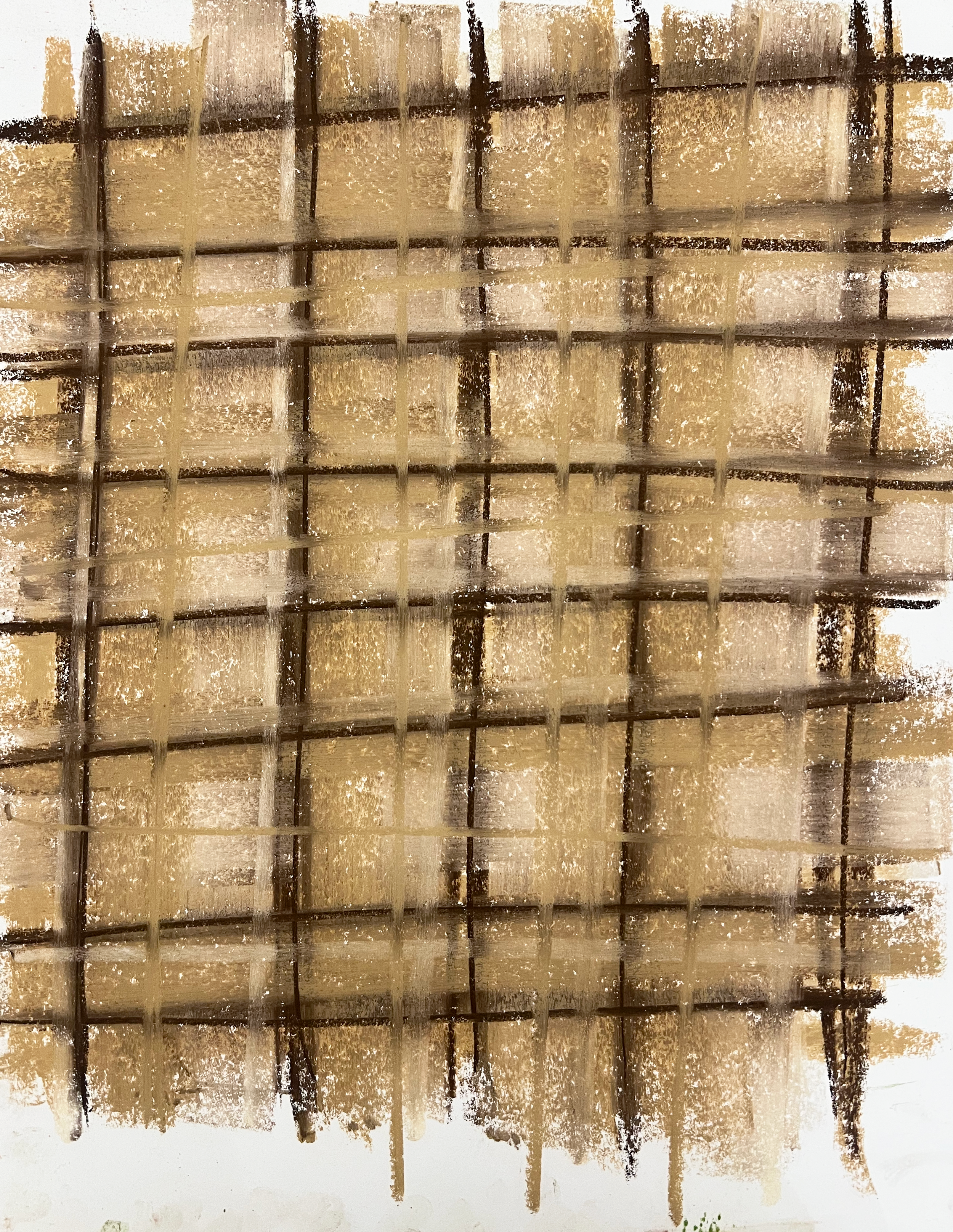 Untitled 10, oil pastel on paper, 11 x 18