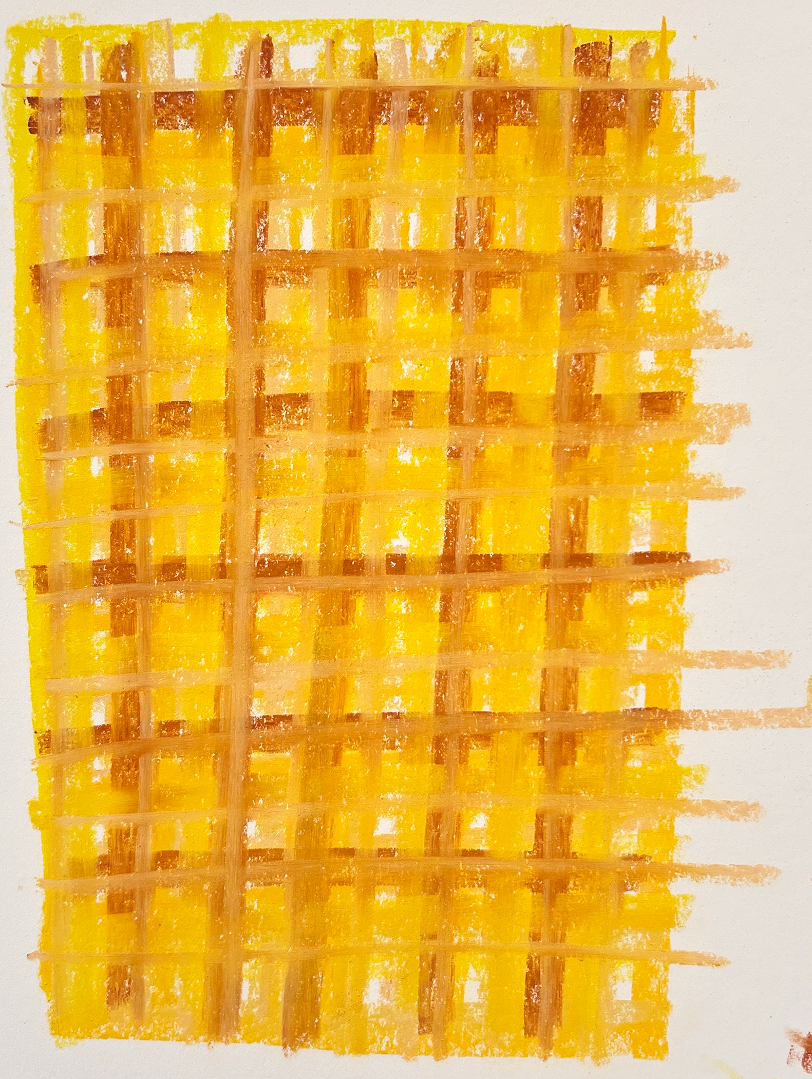 Untitled 20, oil pastel on paper, 11 x 15