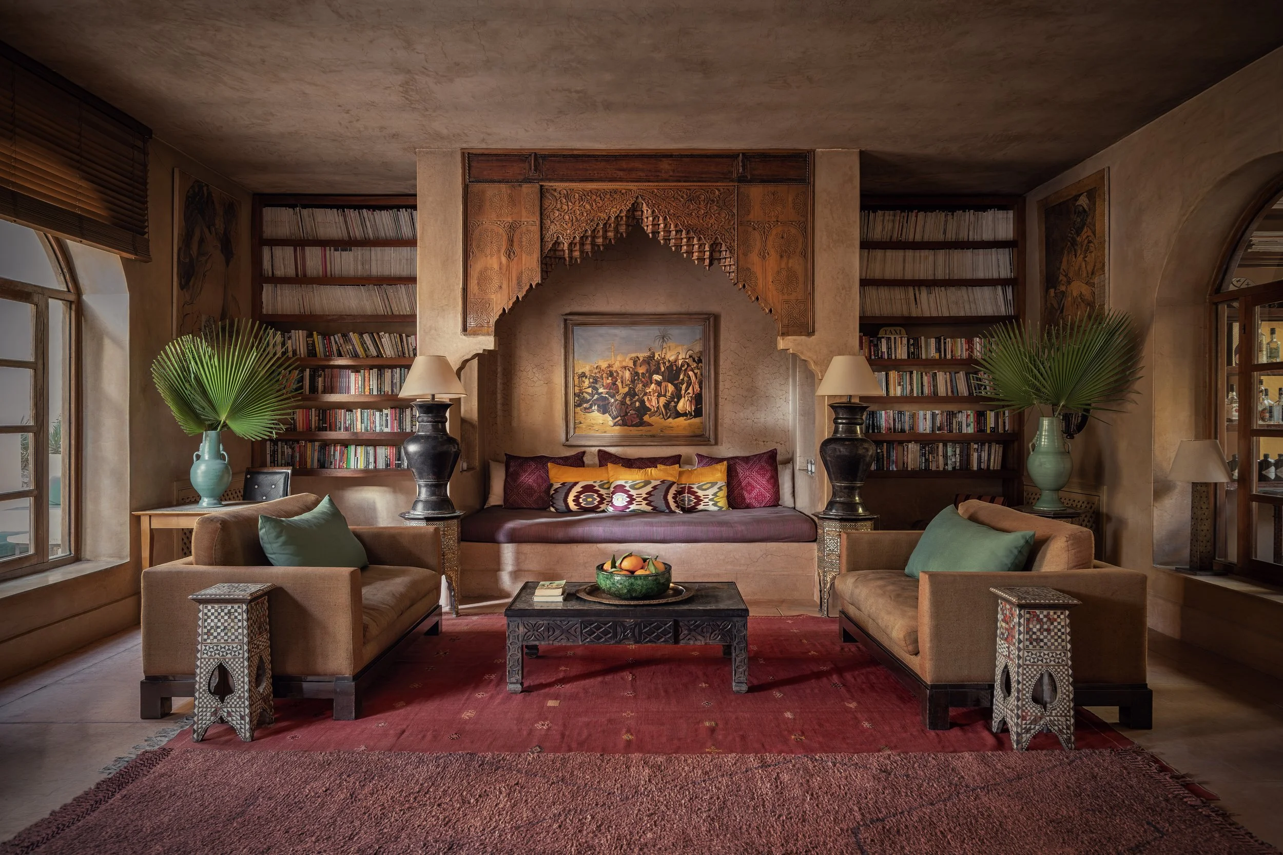 Jnane Tamsna library salon by David Dumon.jpg