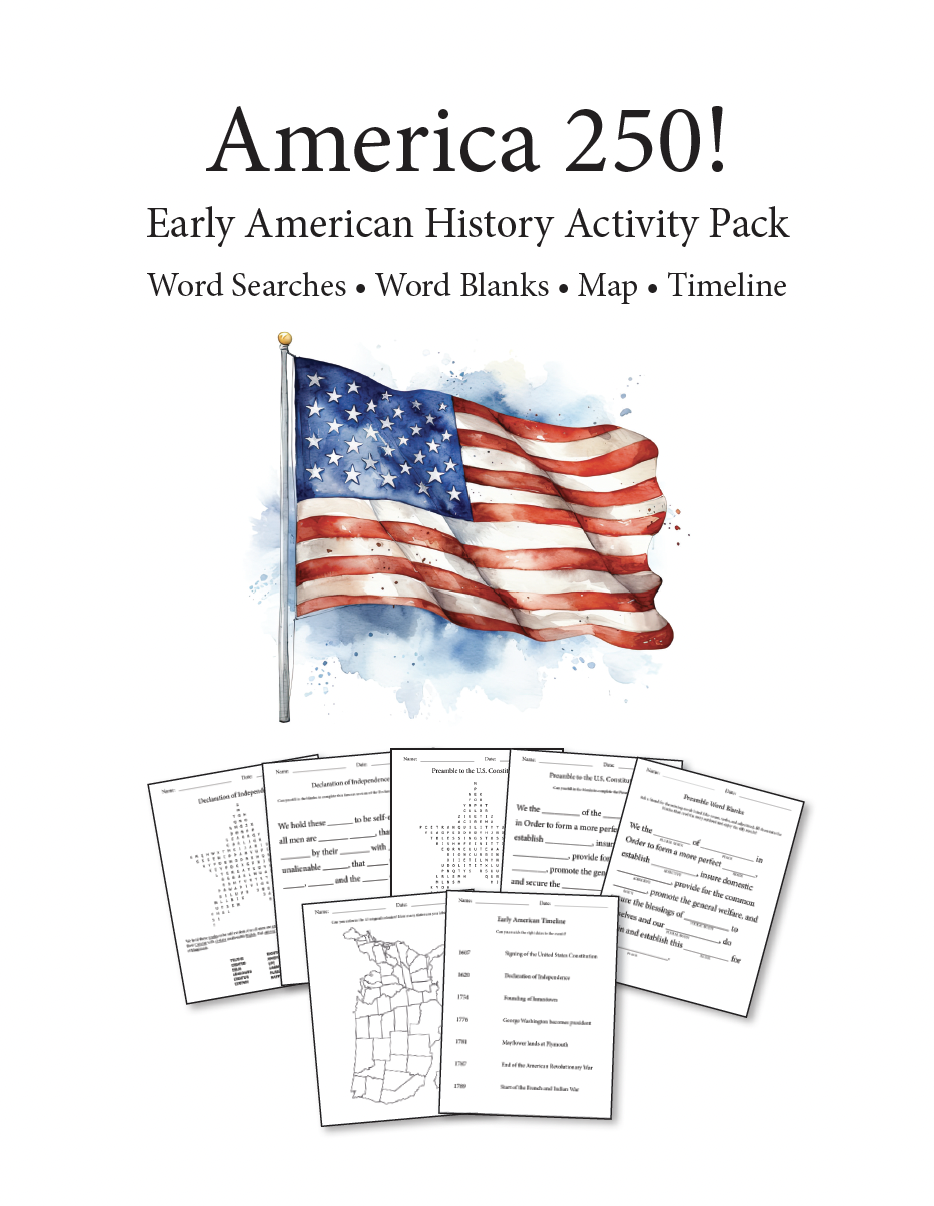 America 250! Activity Pack