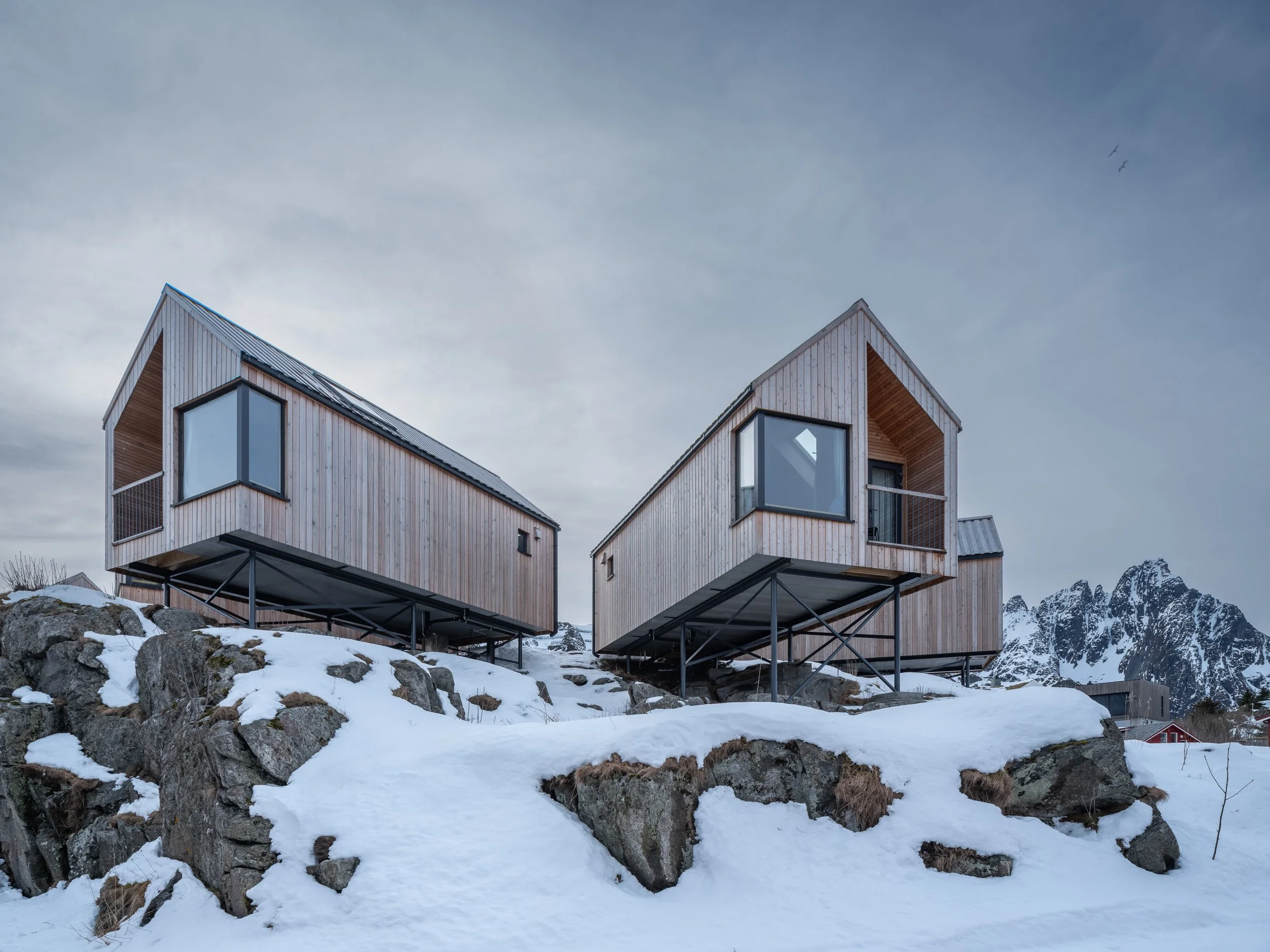 Hattvika Lodge, Hillside Cabins, Ballstad, Lofoten