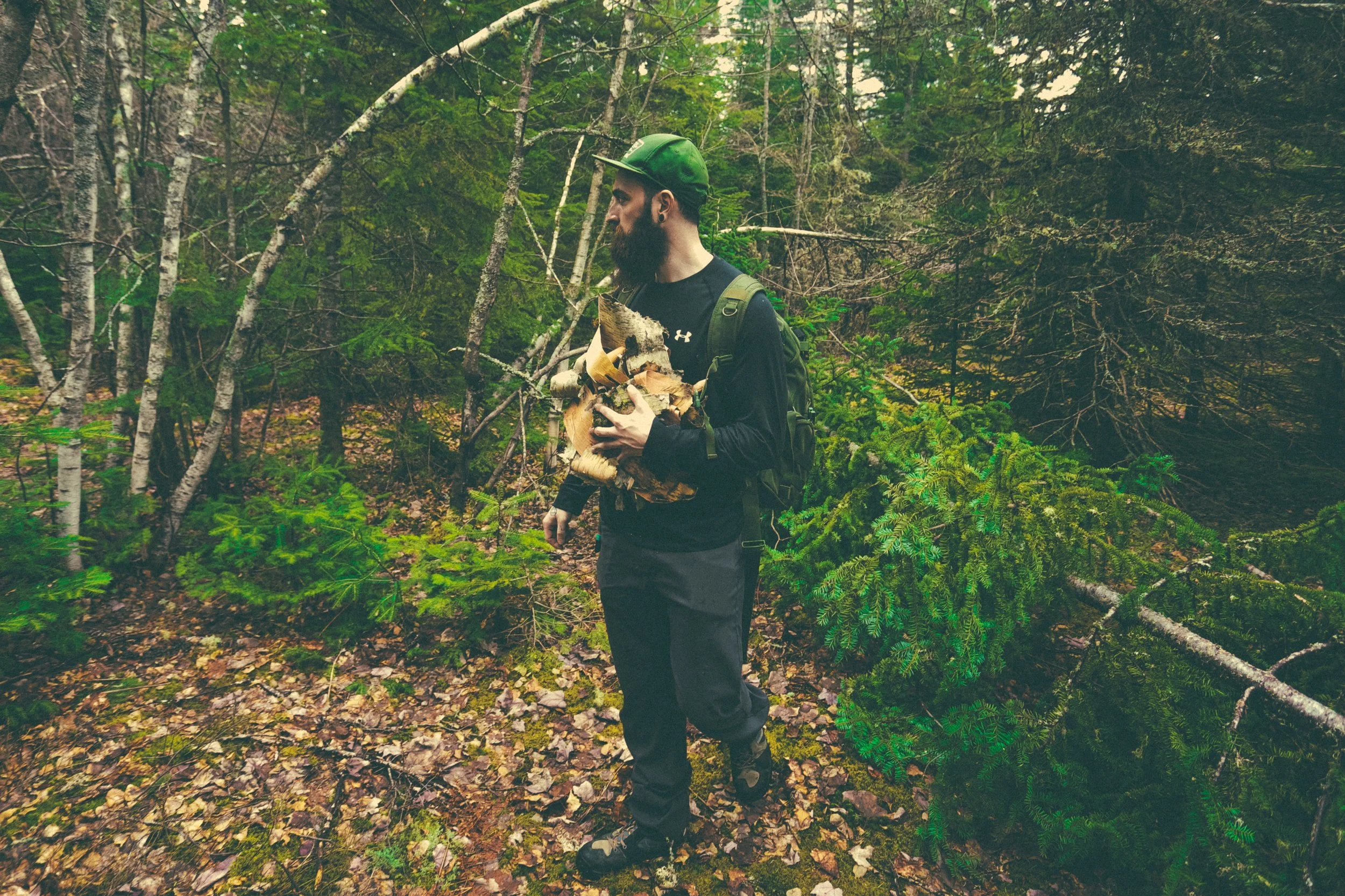 feu de survie allumage forêt boréale technique