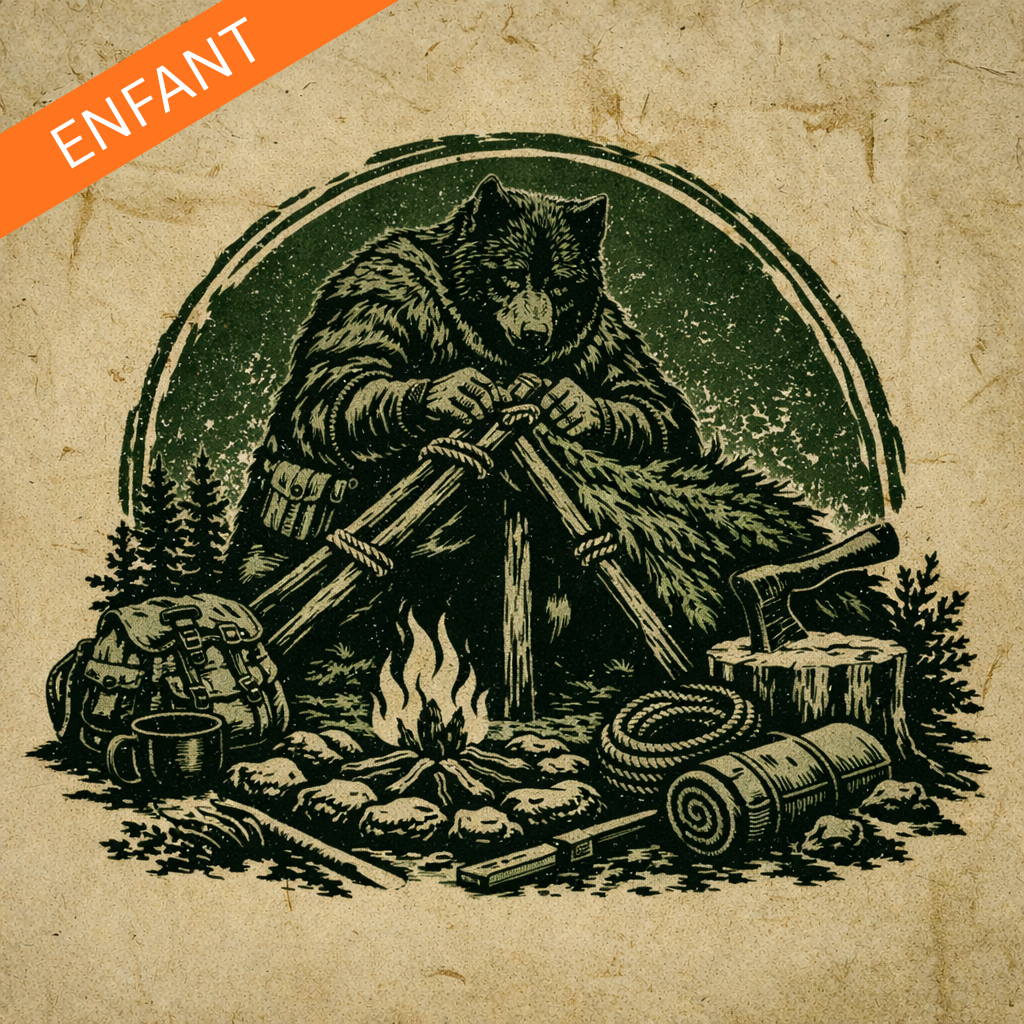 Rite des Bois - Formation Survie de Base en Forêt  - 16-17 Mai 2026 - Saguenay - ENFANT