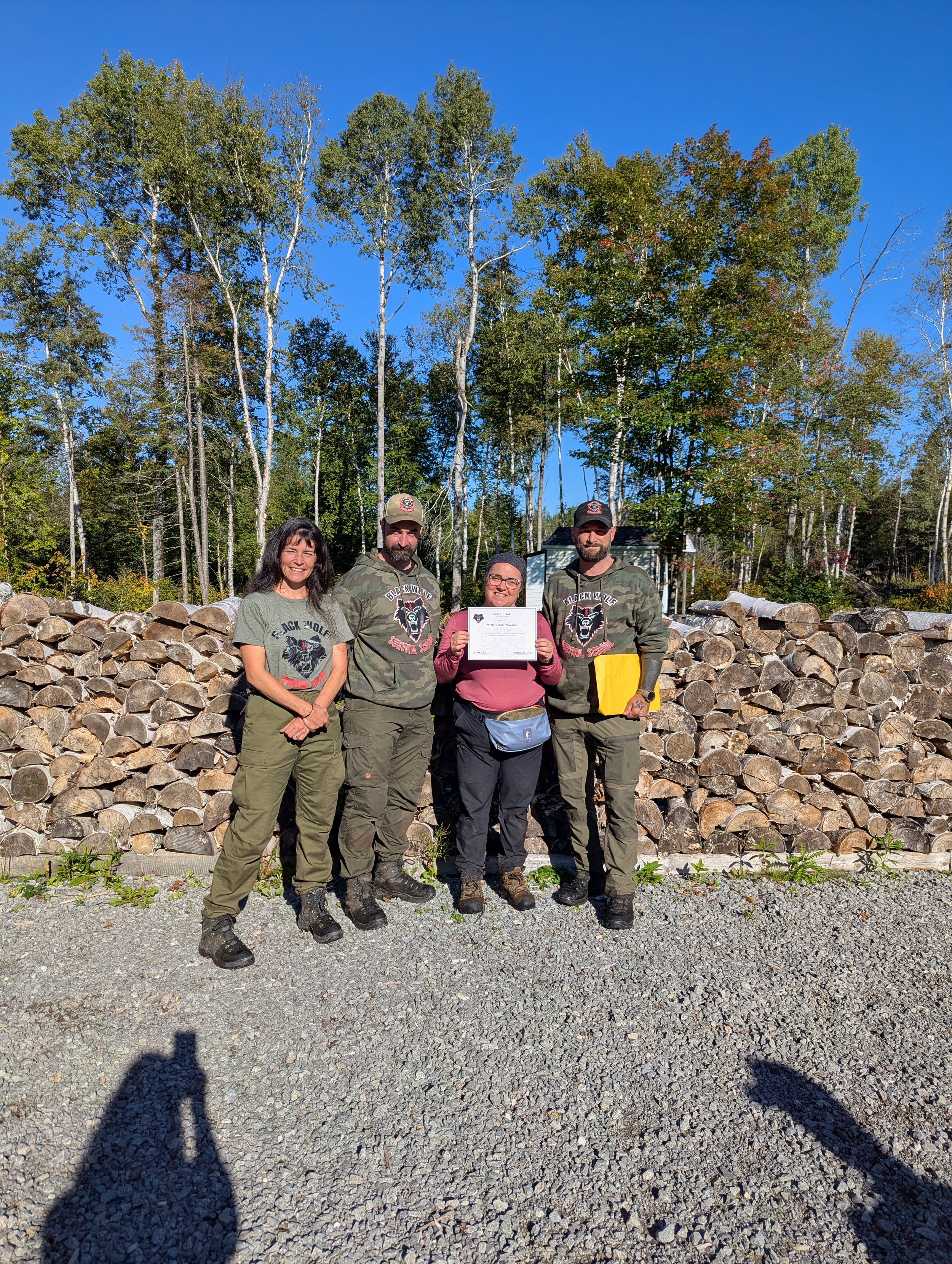 dépassement de soi survie en forêt québec black wolf survival