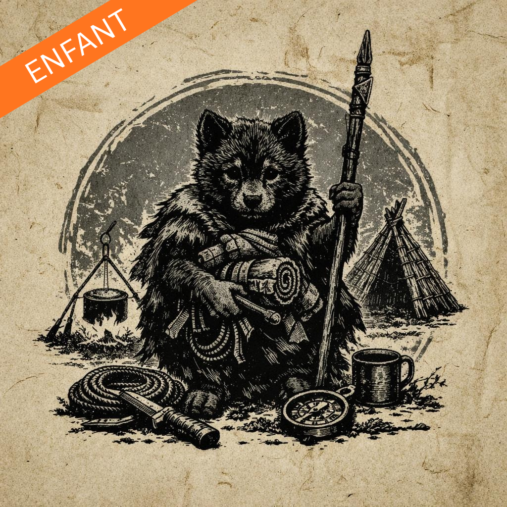 Éveil du Loup - Initiation à la Survie en Forêt - 11 Juillet 2026 - Québec - ENFANT