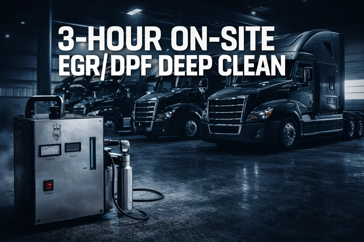 COMPLETE ON SITE  EGR / DPF  DEAP CLEAN (USUALY 3 HOURS)