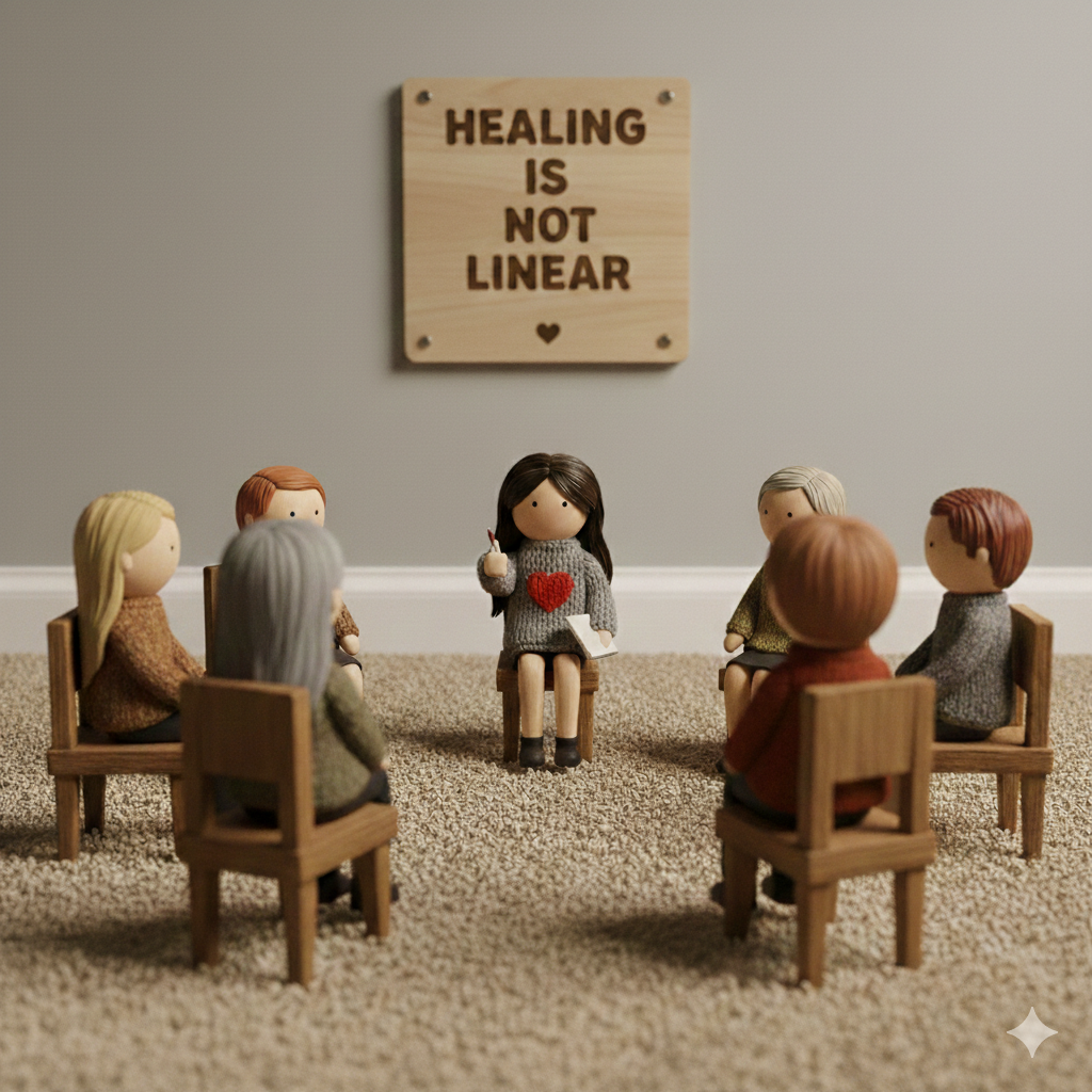 Online chronic illness support group Singapore — healing is not linear, a safe community for autoimmune conditions facilitated by Rene Tan