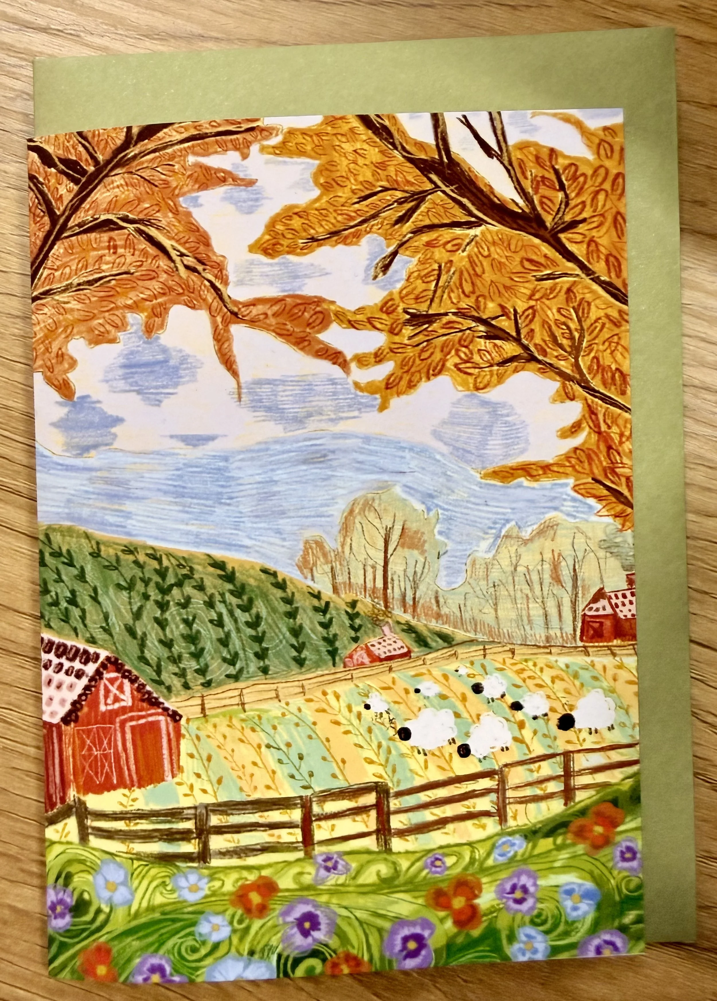 Irish Countryside Greeting Card