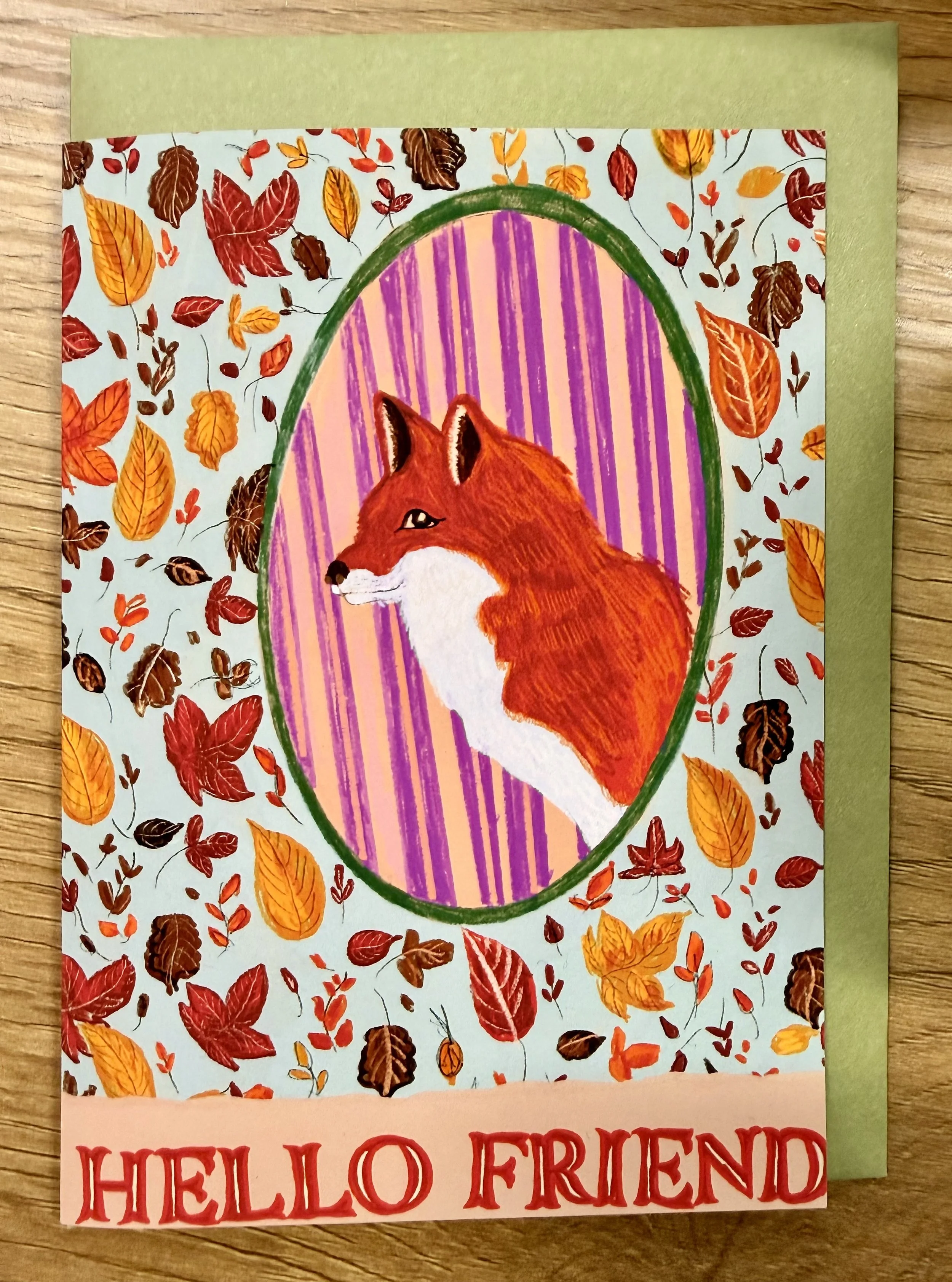 Hello Friend Greeting Card