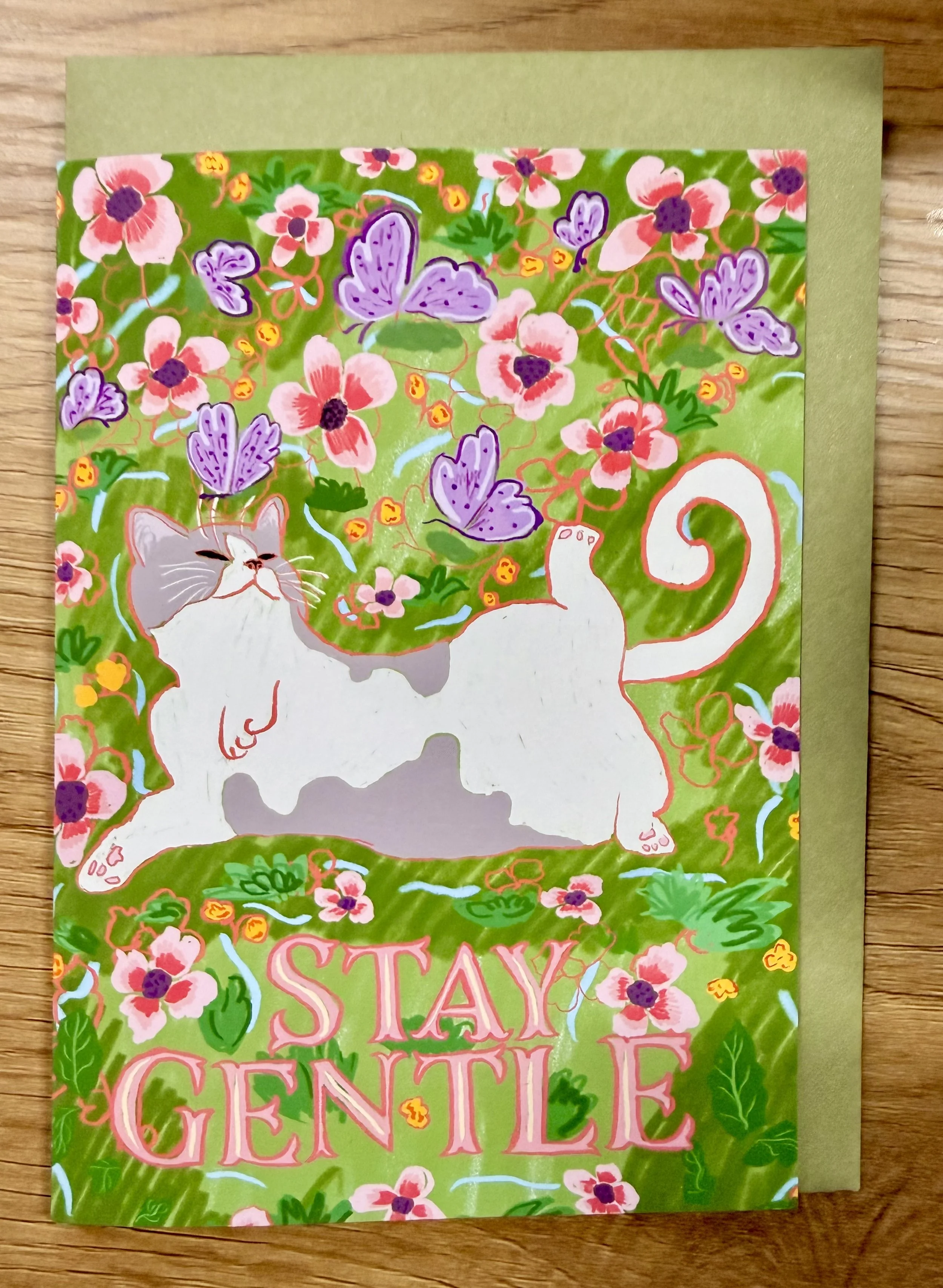 Stay Gentle Greeting Card