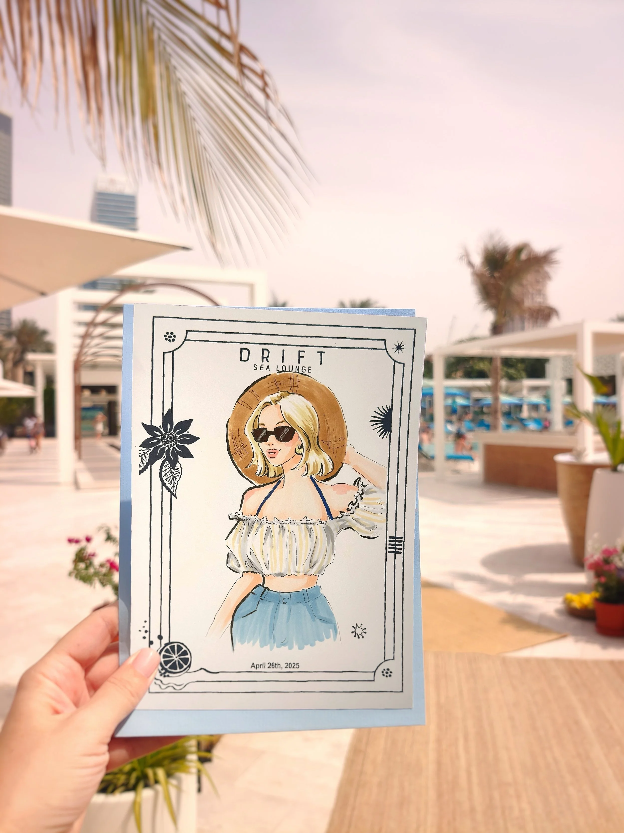 Live event portrait illustration 