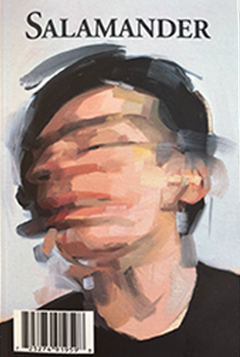 Geometric drawing of an outline square with sections divided by vertical, horizontal, and circle lines.