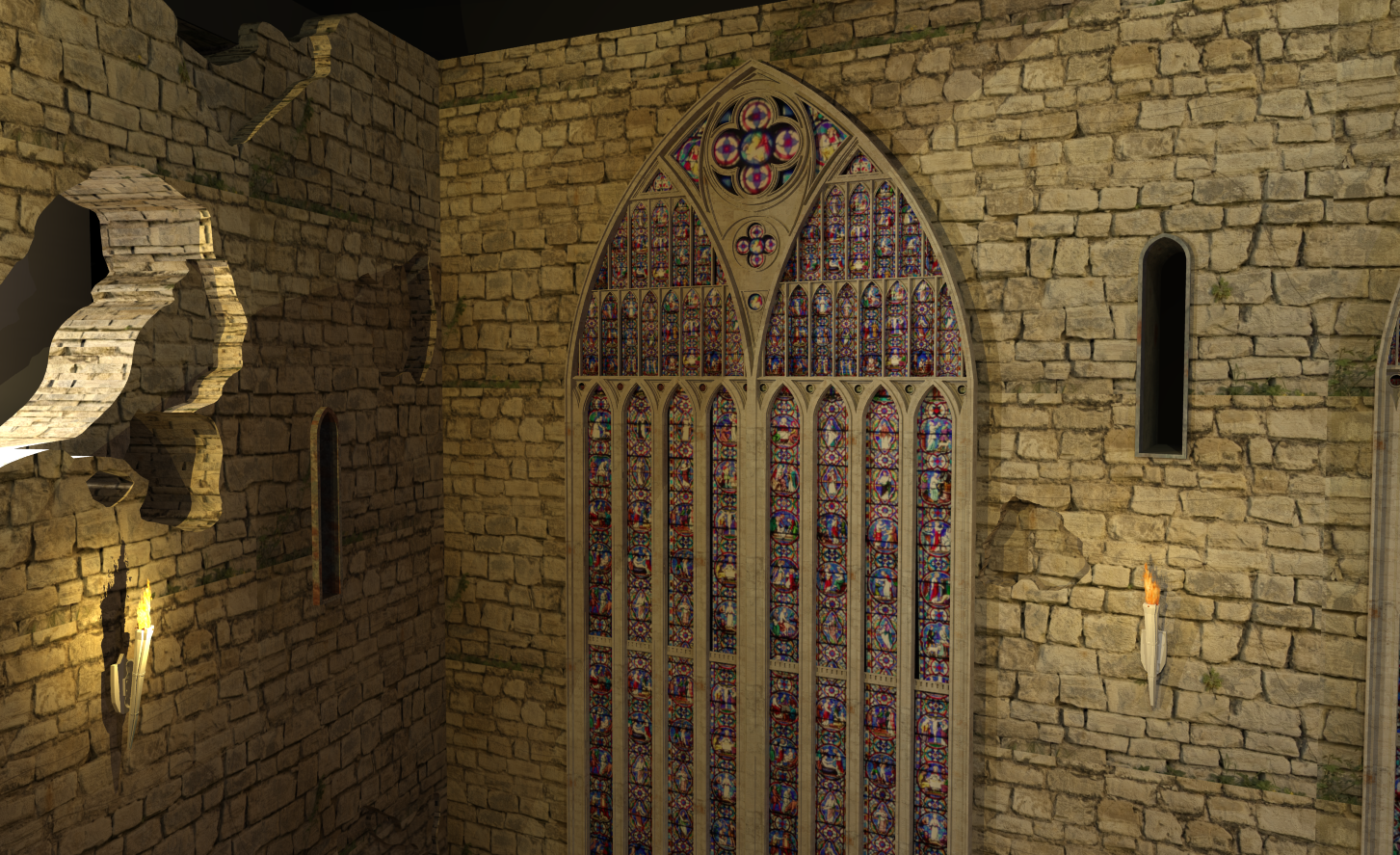 Henry VI - Glass Stain Window Detail