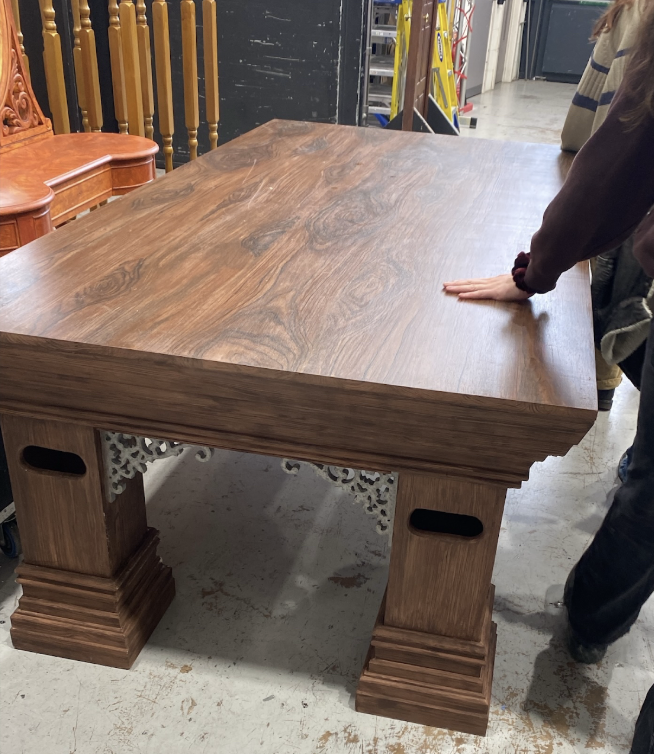 Hand Painted Walnut Grain - Rosco and Van Dyke Crystals