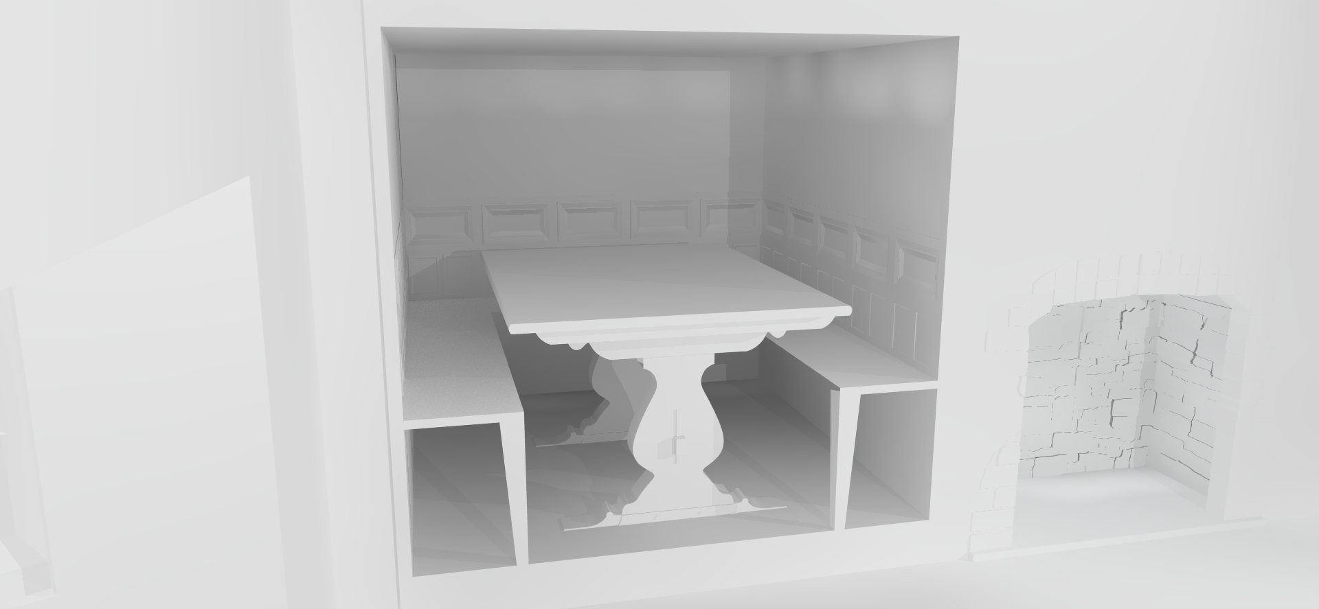 Once Upon A River - White Card Model