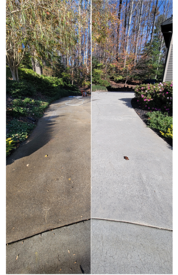 Driveway Pressure Washing