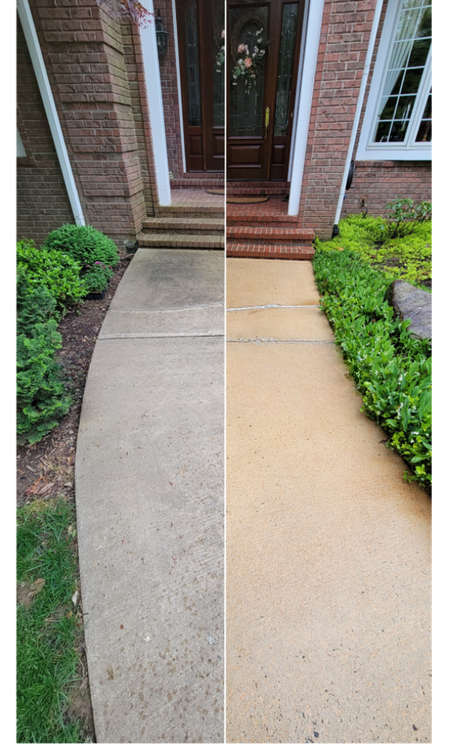 Walkway & Steps Pressure Washing