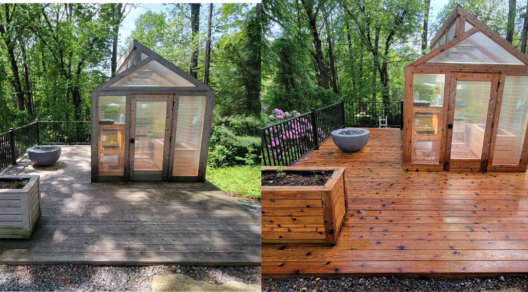 Deck & Greenhouse Washing & Staining