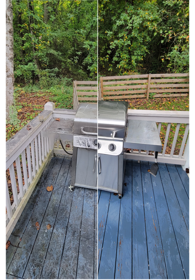 Deck Soft Washing