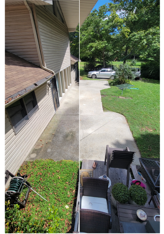 Patio Pressure Washing