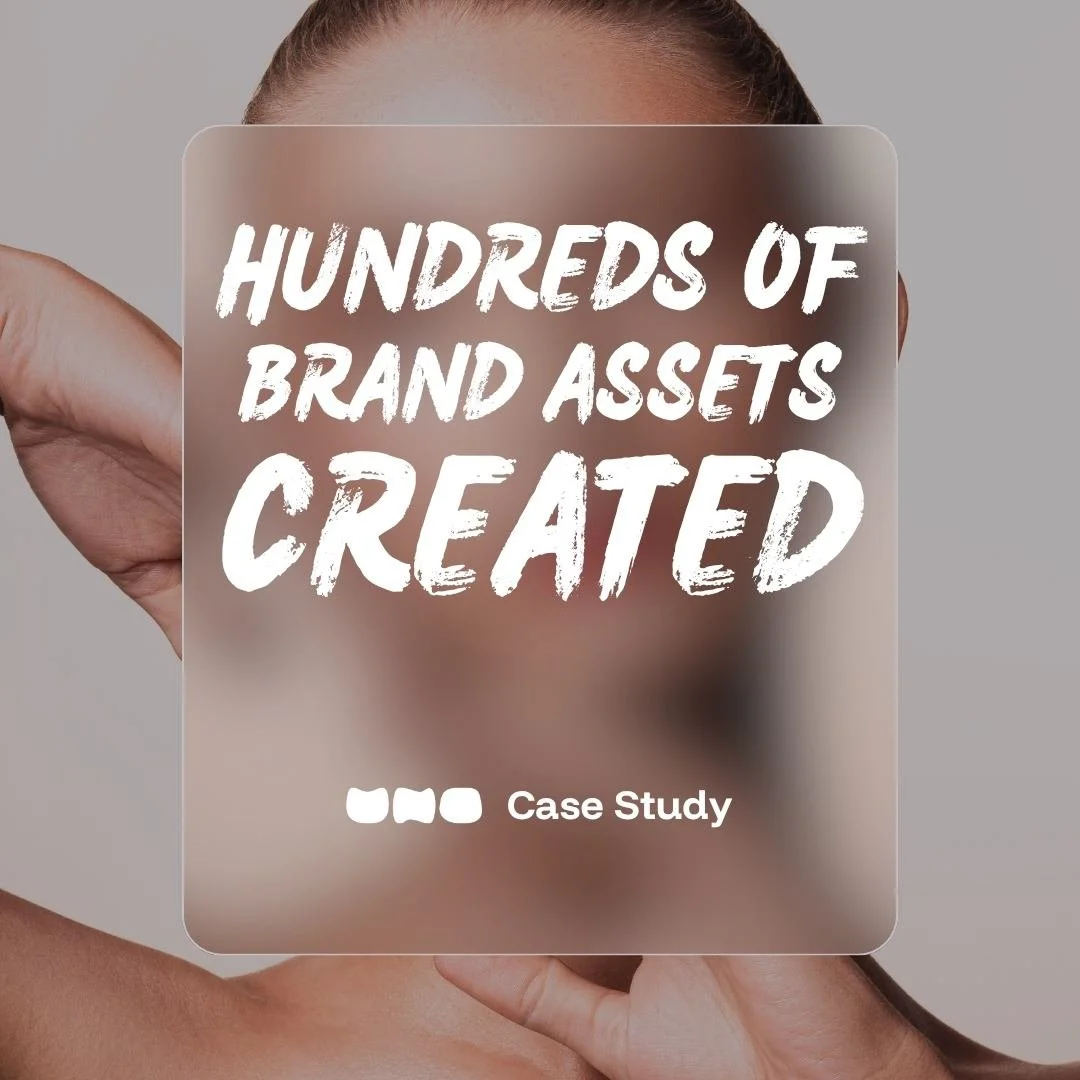 A model in a photoshoot in the Creative Quarter photo studio with part of their face blurred in the background; text overlaid 'branding services in Doncaster'