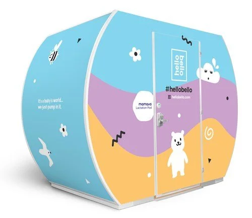 Image of Hello Bello Mamava Lactation Pod against white blank background