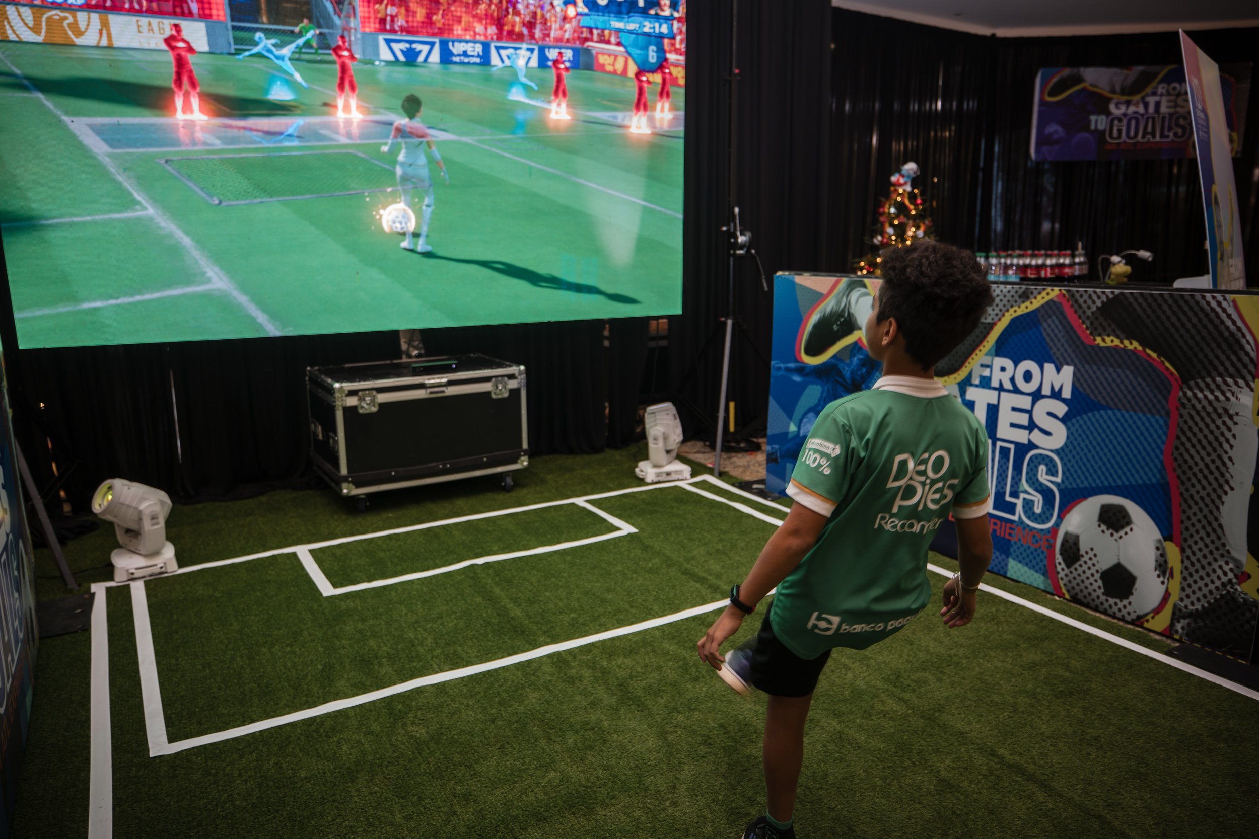 Boy virtual play
