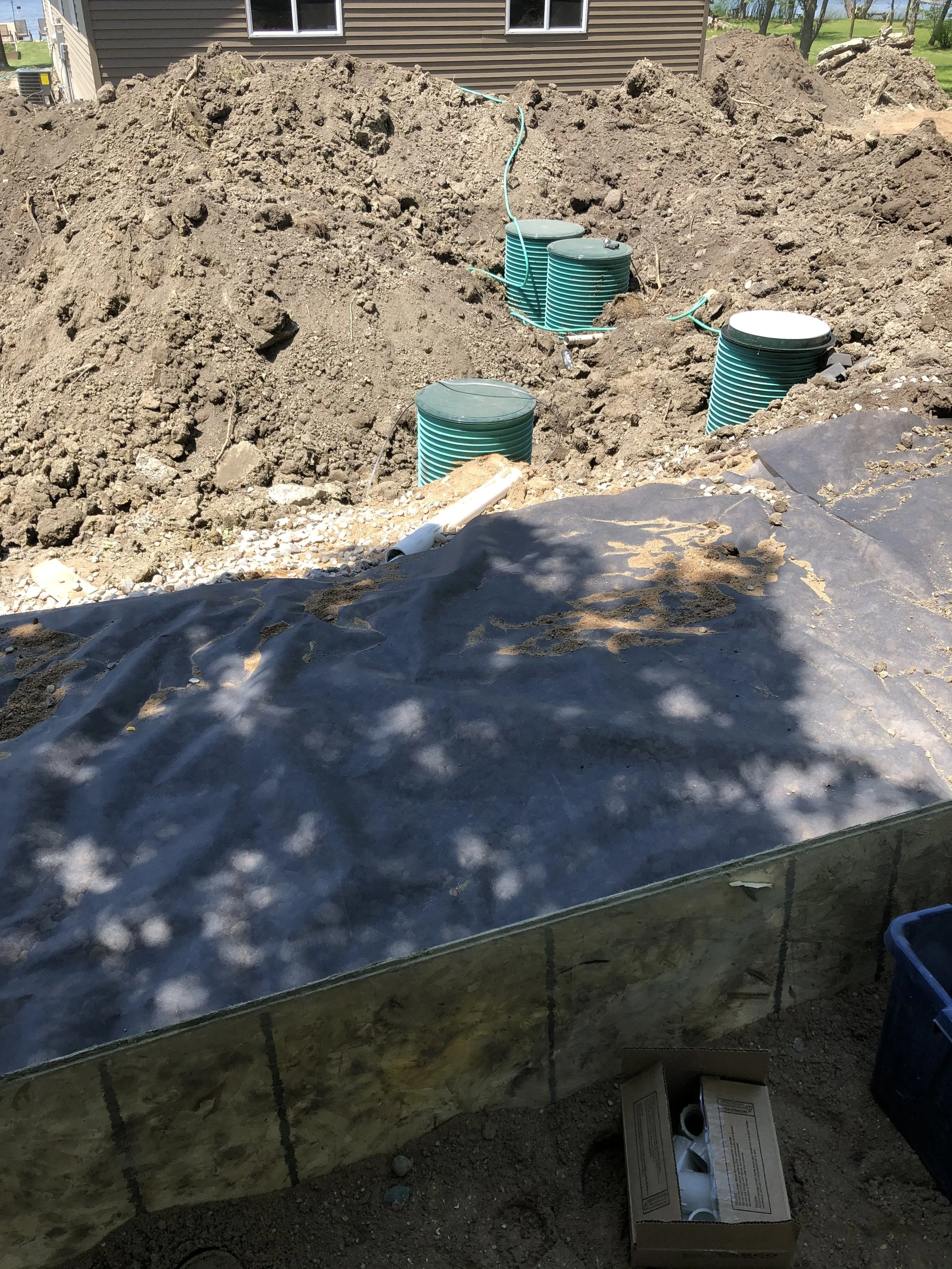 Septic system installation in Annandale MN