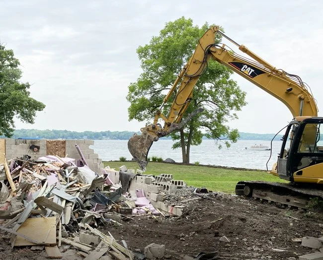 Residential demolition project Annandale Minnesota