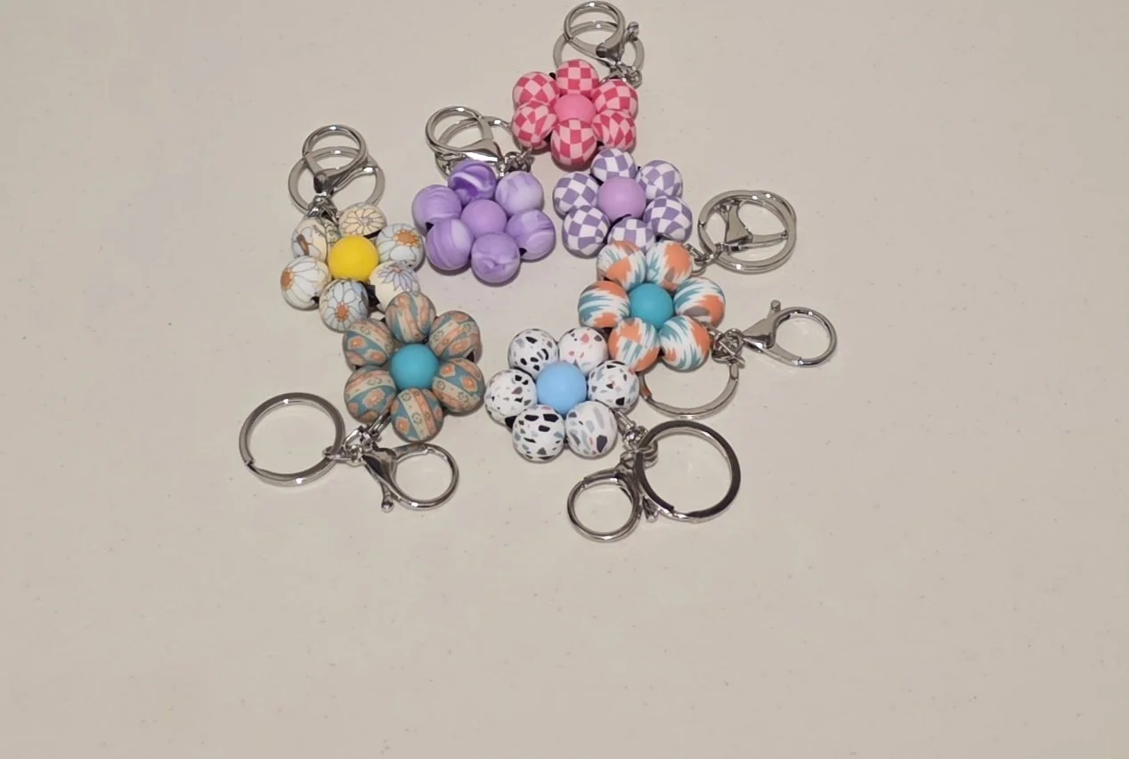 Flower Keychains