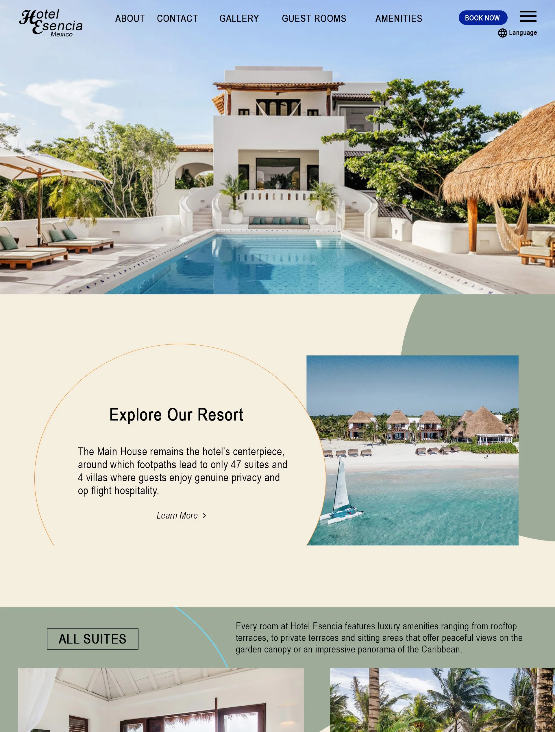 Hotel Esencia - UX/UI