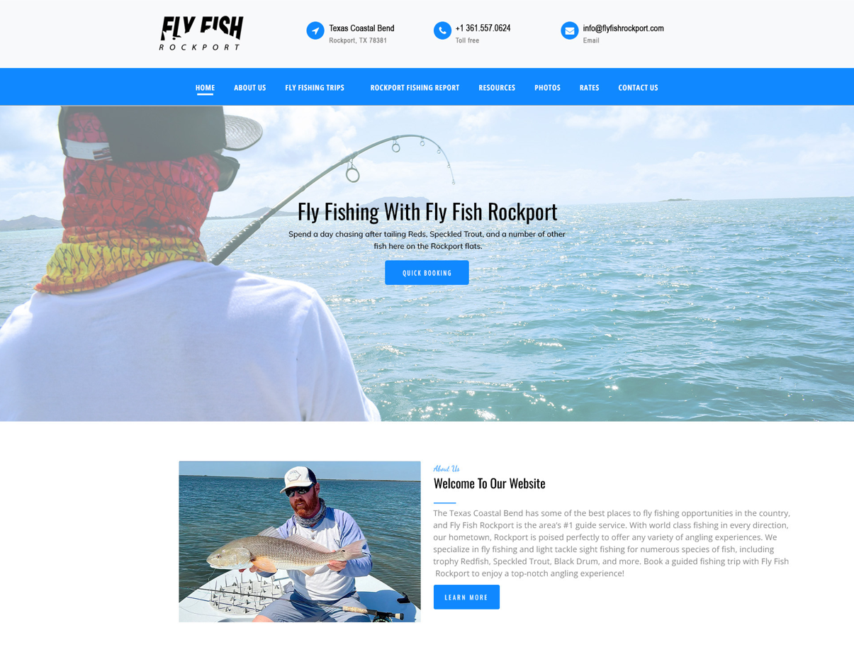 Fly Fish Rockport - UX/UI