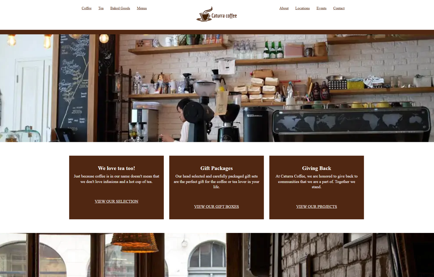 Caturra Coffee - Web Development